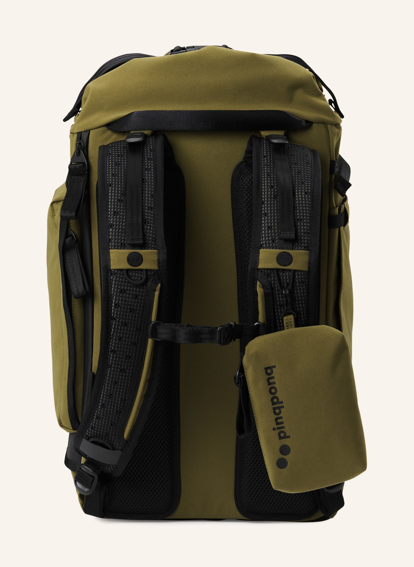 pinqponq Plecak KOMUT MEDIUM z kieszenią na laptop: JASNOZIELONY