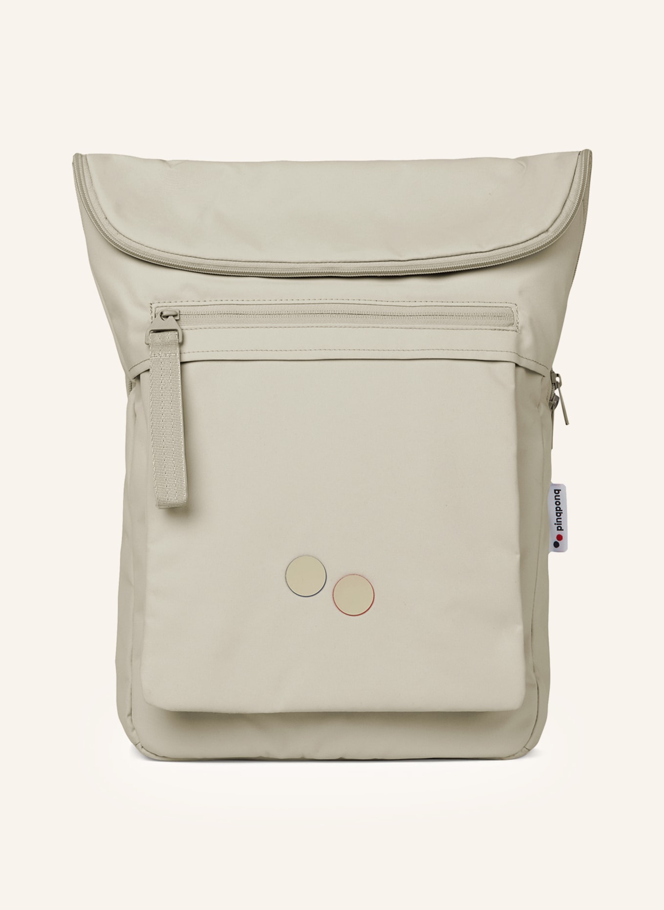 pinqponq Backpack KLAK with laptop compartment 13 l (expandable to 18 l), Color: LIGHT GREEN (Image 1)