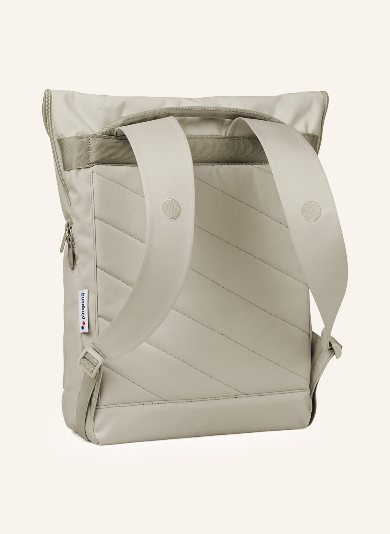 pinqponq Backpack KLAK with laptop compartment 13 l (expandable to 18 l), Color: LIGHT GREEN (Image 4)