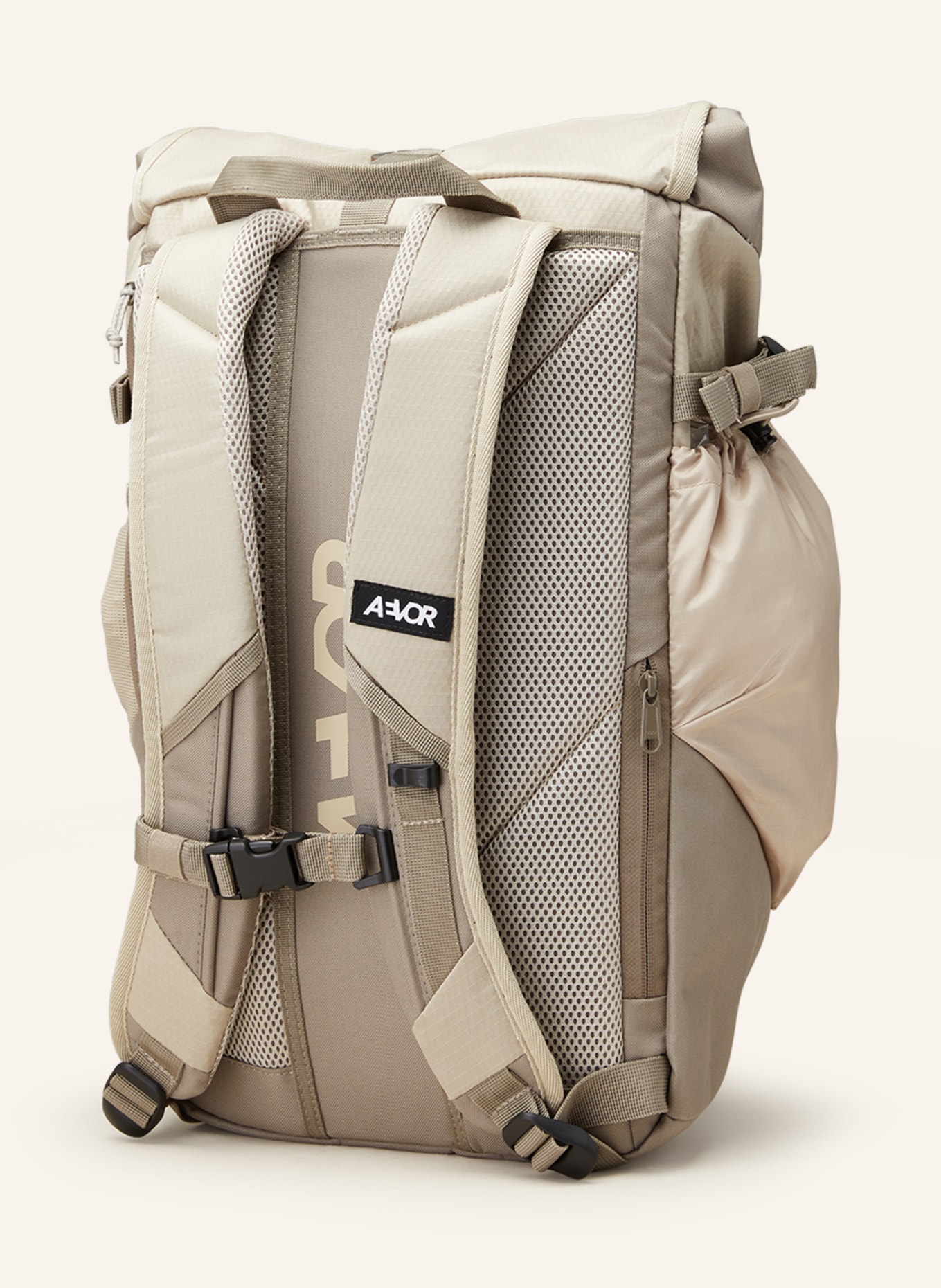 AEVOR Backpack ROLL PACK 20 l with laptop compartment, Color: BEIGE (Image 2)