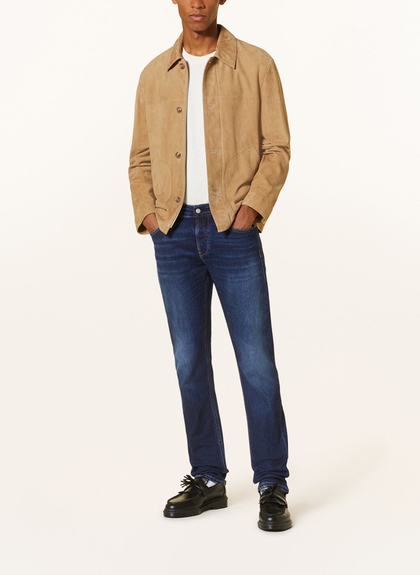 THE.NIM STANDARD Jeans MORRISON tapered fit, Color: W608-ODK ORGANIC DARK (Image 2)