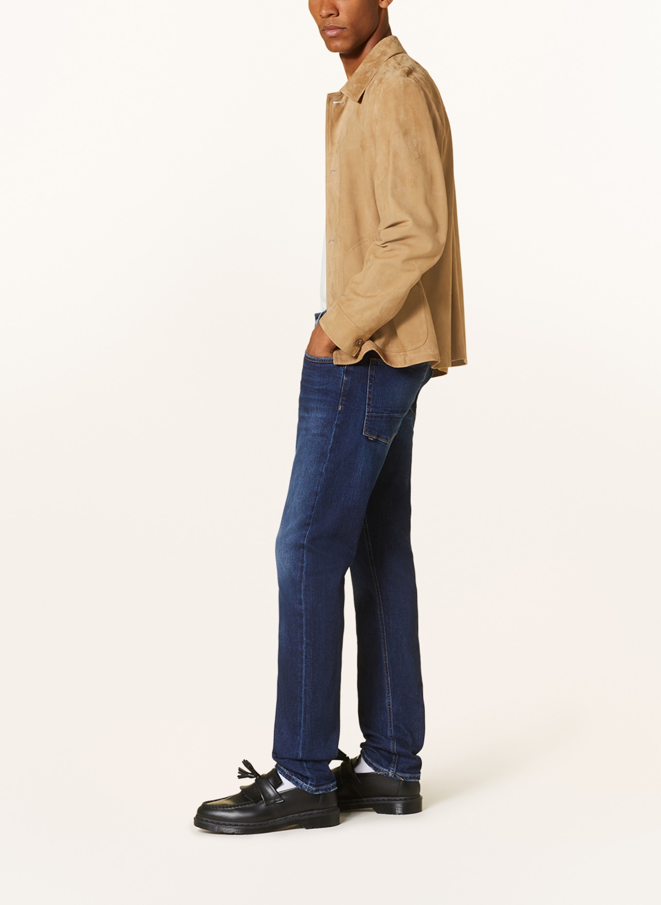 THE.NIM STANDARD Jeans MORRISON tapered fit, Color: W608-ODK ORGANIC DARK (Image 4)