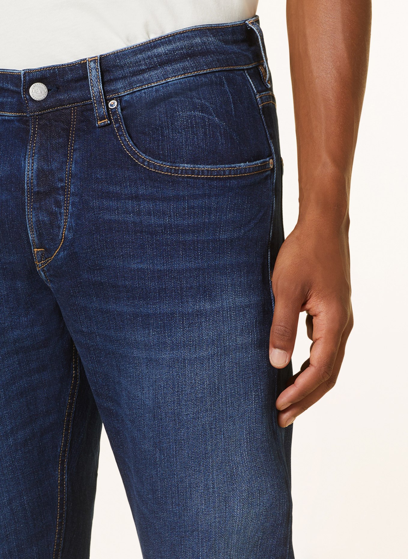THE.NIM STANDARD Jeans MORRISON tapered fit, Color: W608-ODK ORGANIC DARK (Image 5)