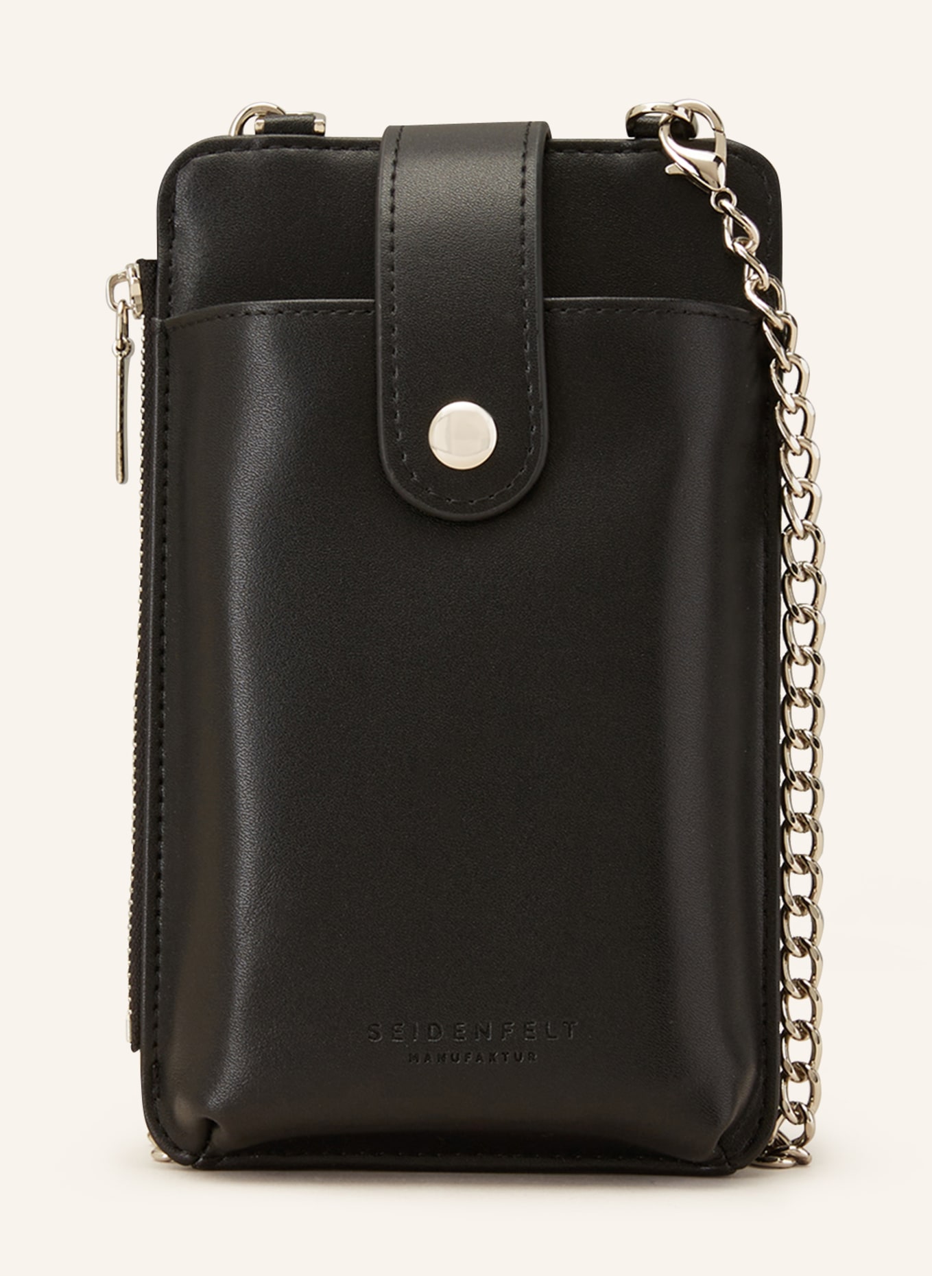SEIDENFELT 2-in-1 smartphone bag MEDJA, Color: BLACK (Image 1)