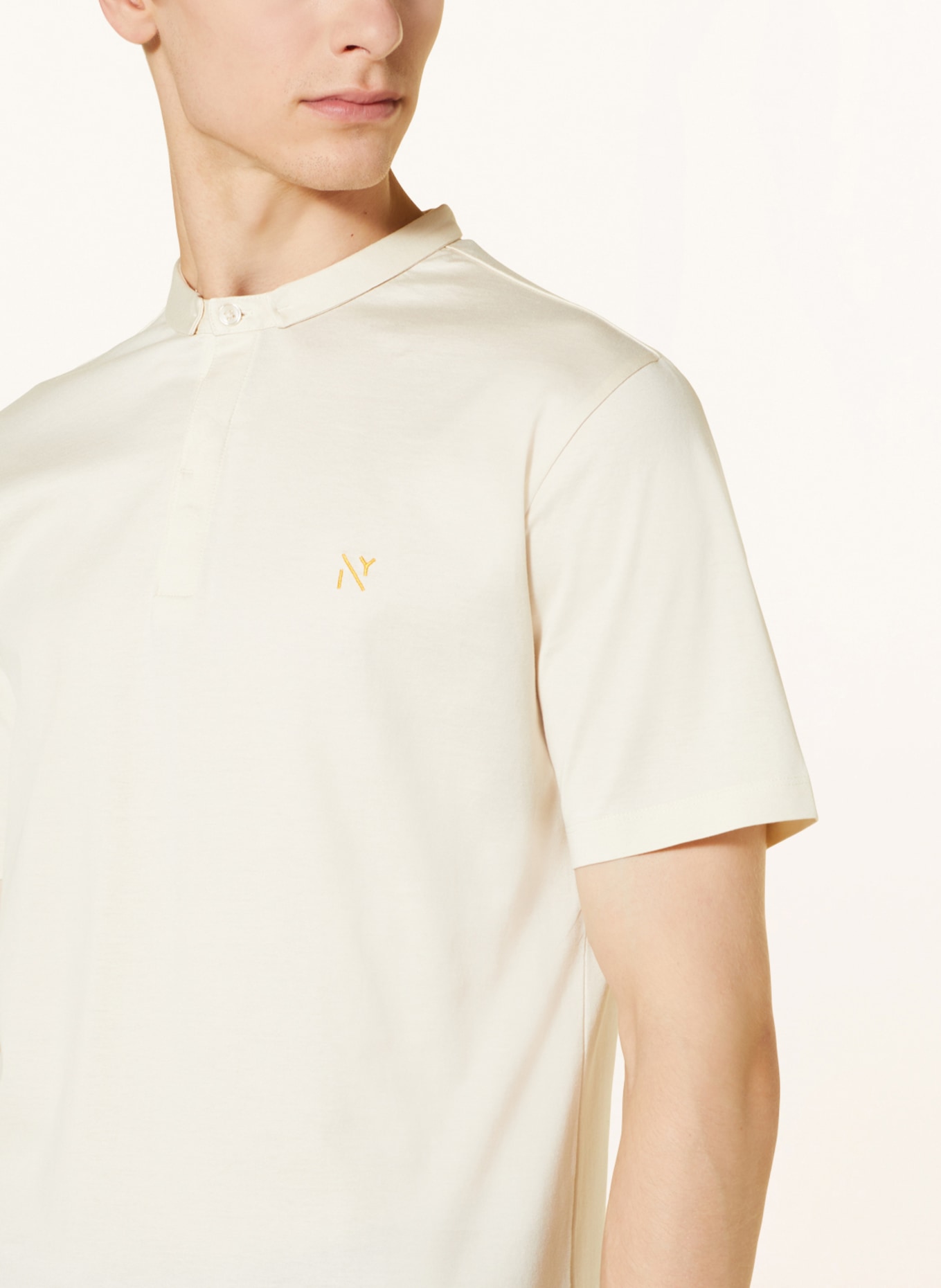 NOWADAYS Jersey polo shirt , Color: CREAM (Image 4)