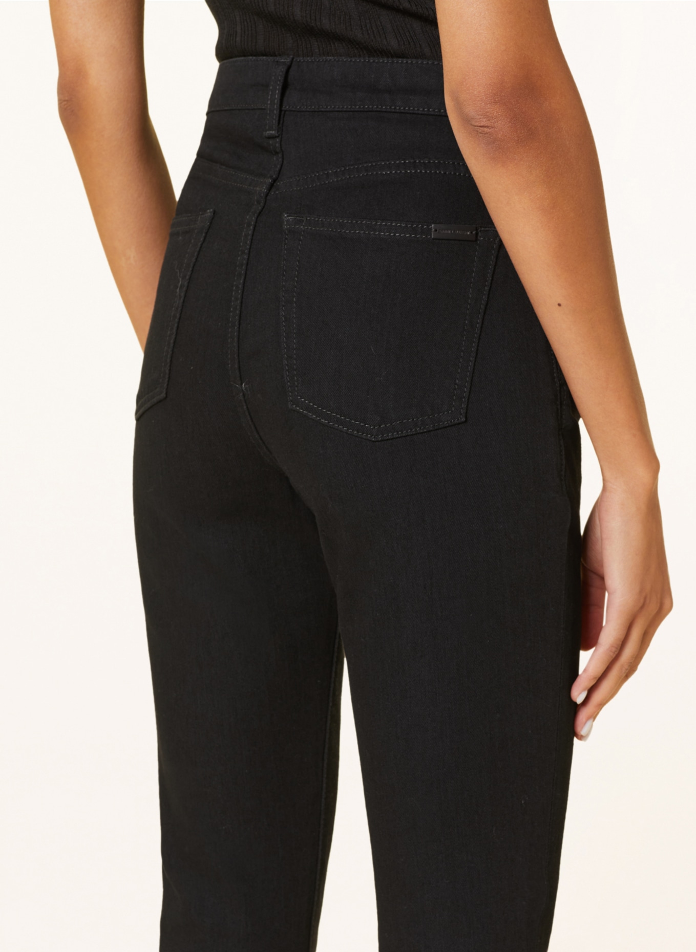 SAINT LAURENT Jeans, Farbe: 1220 WORN BLACK (Bild 5)