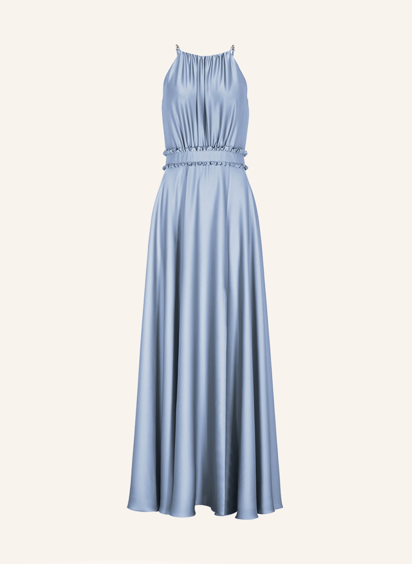 SWING Abendkleid aus Satin, Farbe: HELLBLAU (Bild 1)