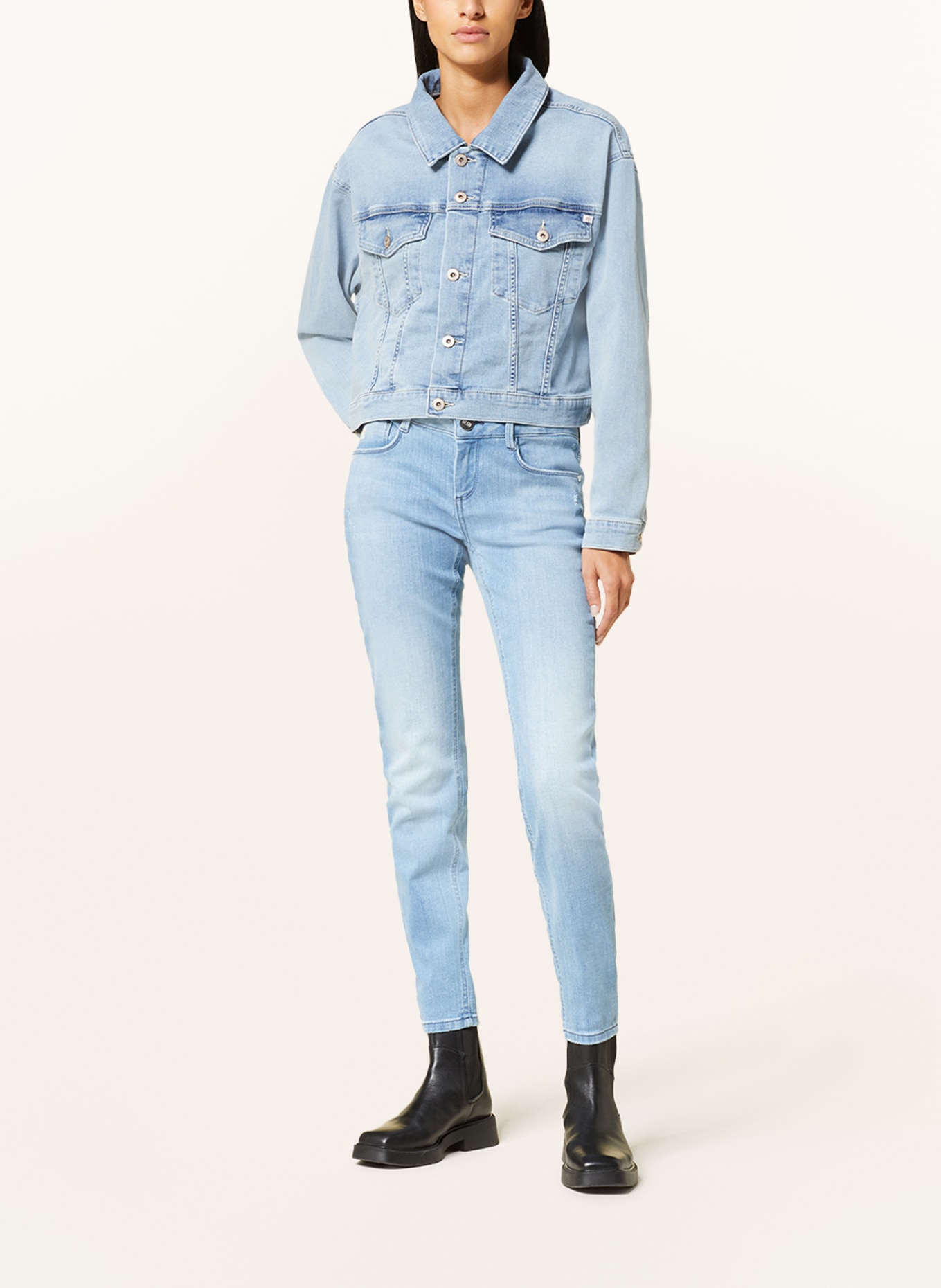 GOLDGARN DENIM Skinny Jeans JUNGBUSCH, Farbe: 1070 light blue (Bild 2)