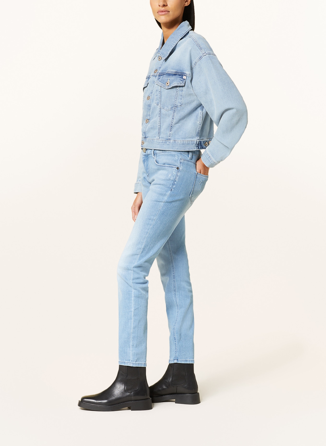 GOLDGARN DENIM Skinny Jeans JUNGBUSCH, Farbe: 1070 light blue (Bild 4)