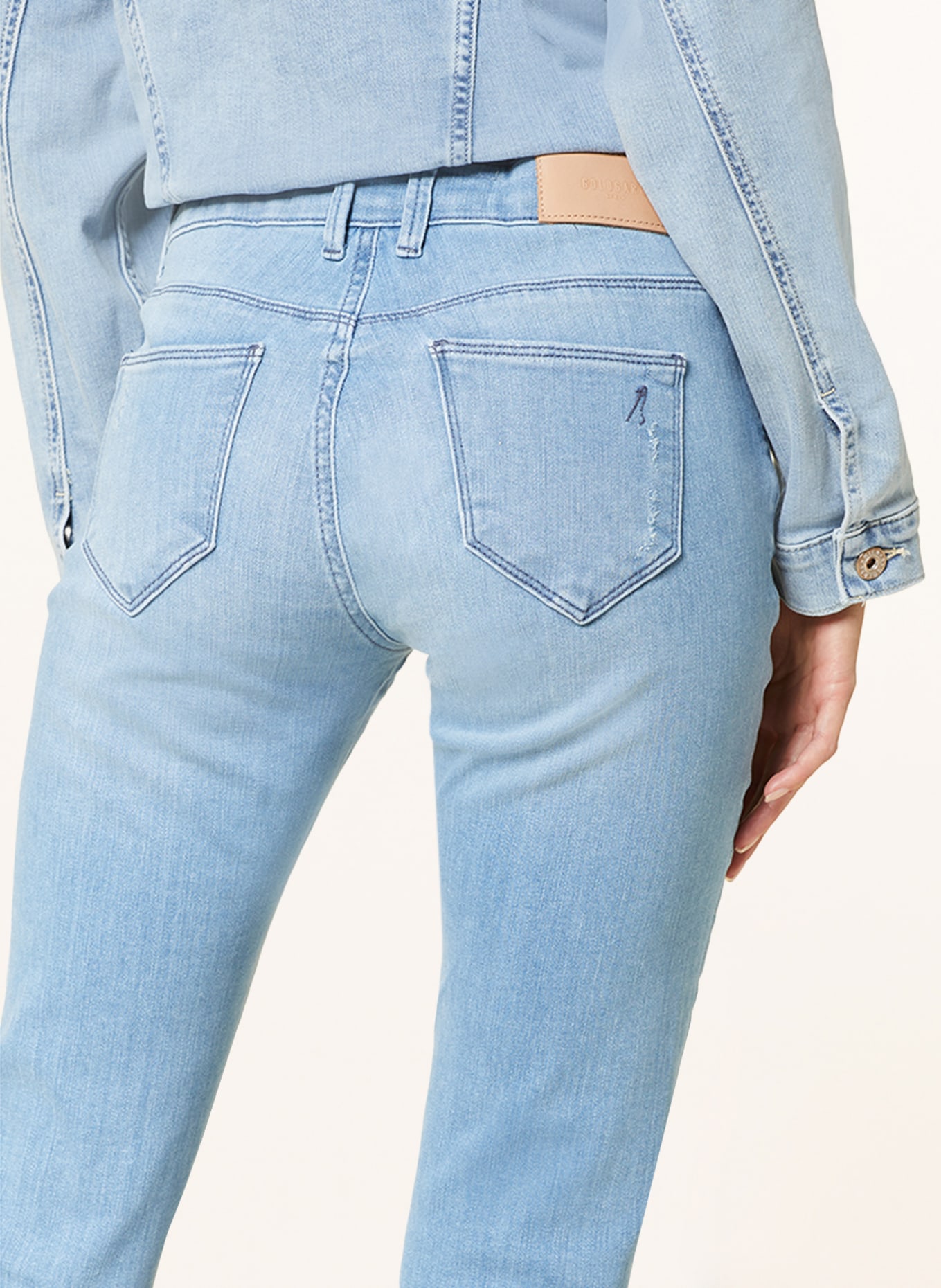 GOLDGARN DENIM Skinny Jeans JUNGBUSCH, Farbe: 1070 light blue (Bild 5)