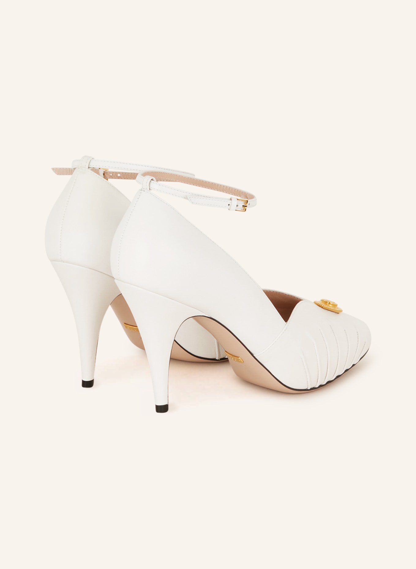 Gucci open outlet toe shoes