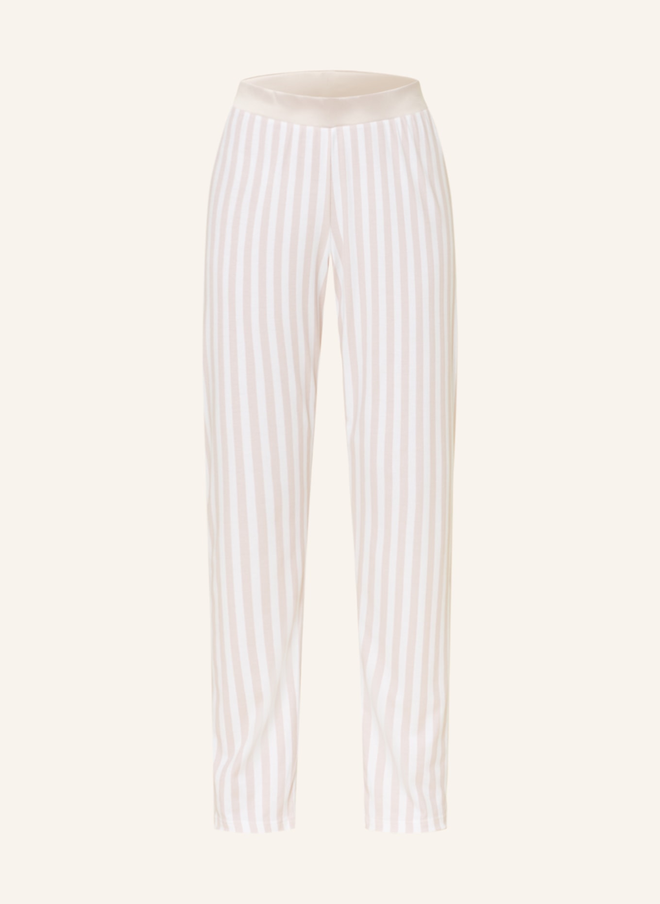 mey Pajama pants SLEEPSTATION series, Color: WHITE/ NUDE (Image 1)