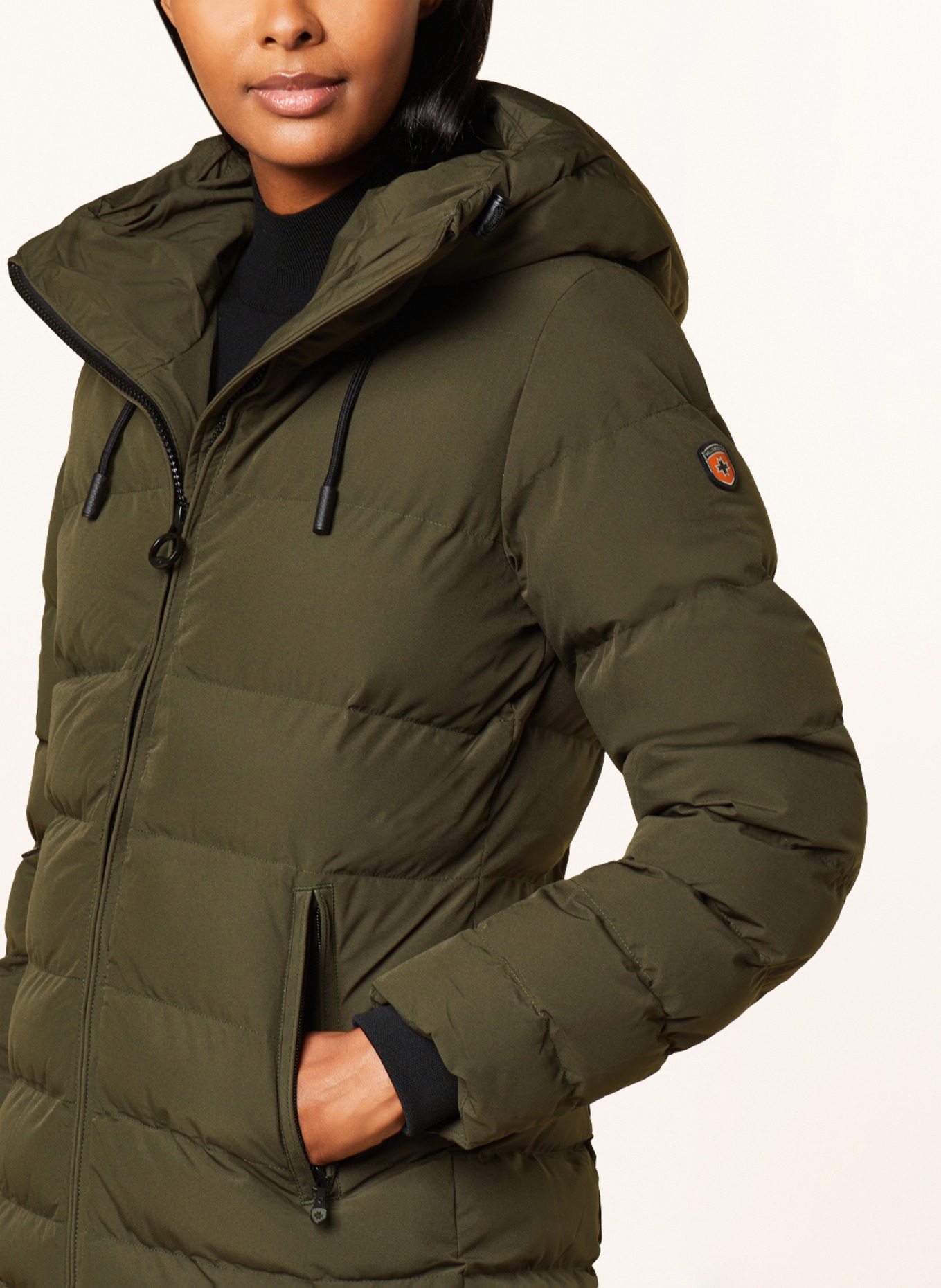 WELLENSTEYN Quilted jacket CORDOBA COBA with DUPONT™ SORONA® insulation, Color: KHAKI (Image 5)