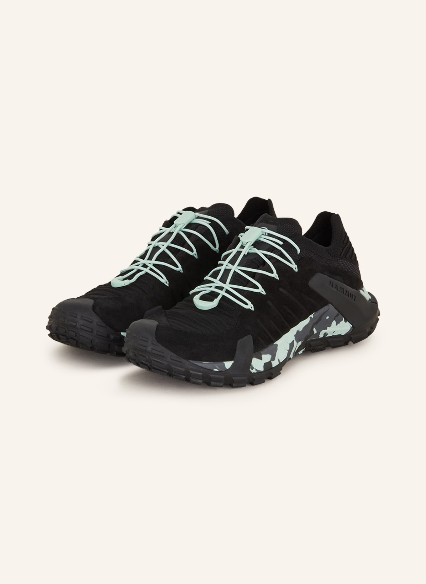 MAMMUT Trekking shoes HUECO II LOW GTX, Color: BLACK/ MINT (Image 1)