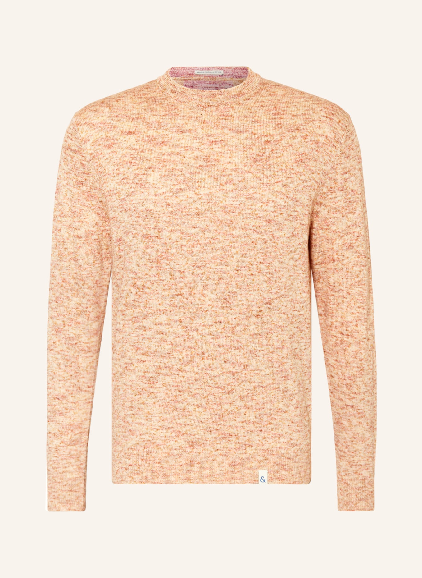 COLOURS & SONS Sweater, Color: LIGHT BROWN/ ORANGE (Image 1)