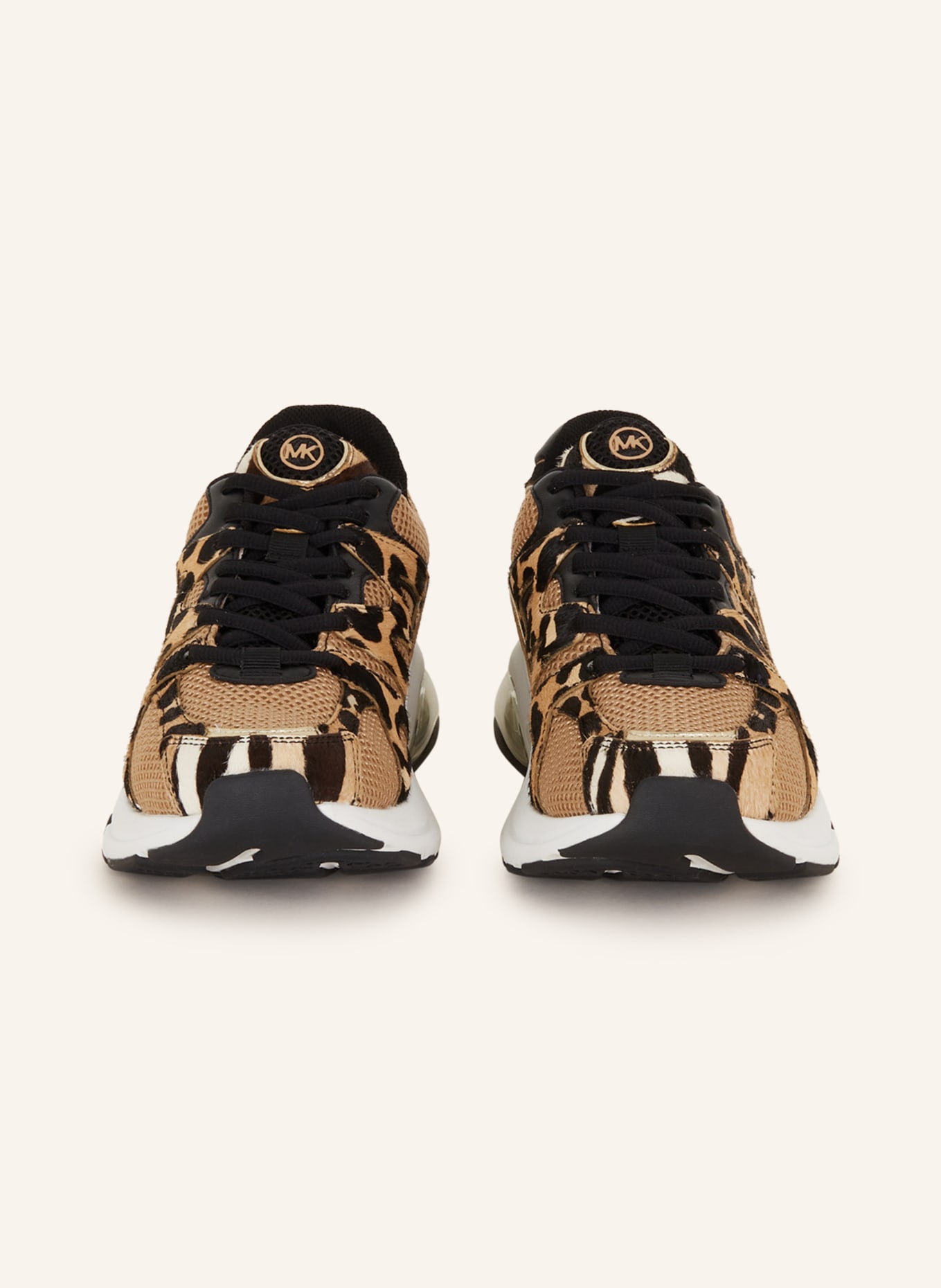 MICHAEL KORS Sneaker KIT EXTREME, Farbe: CAMEL/ SCHWARZ/ CREME (Bild 3)