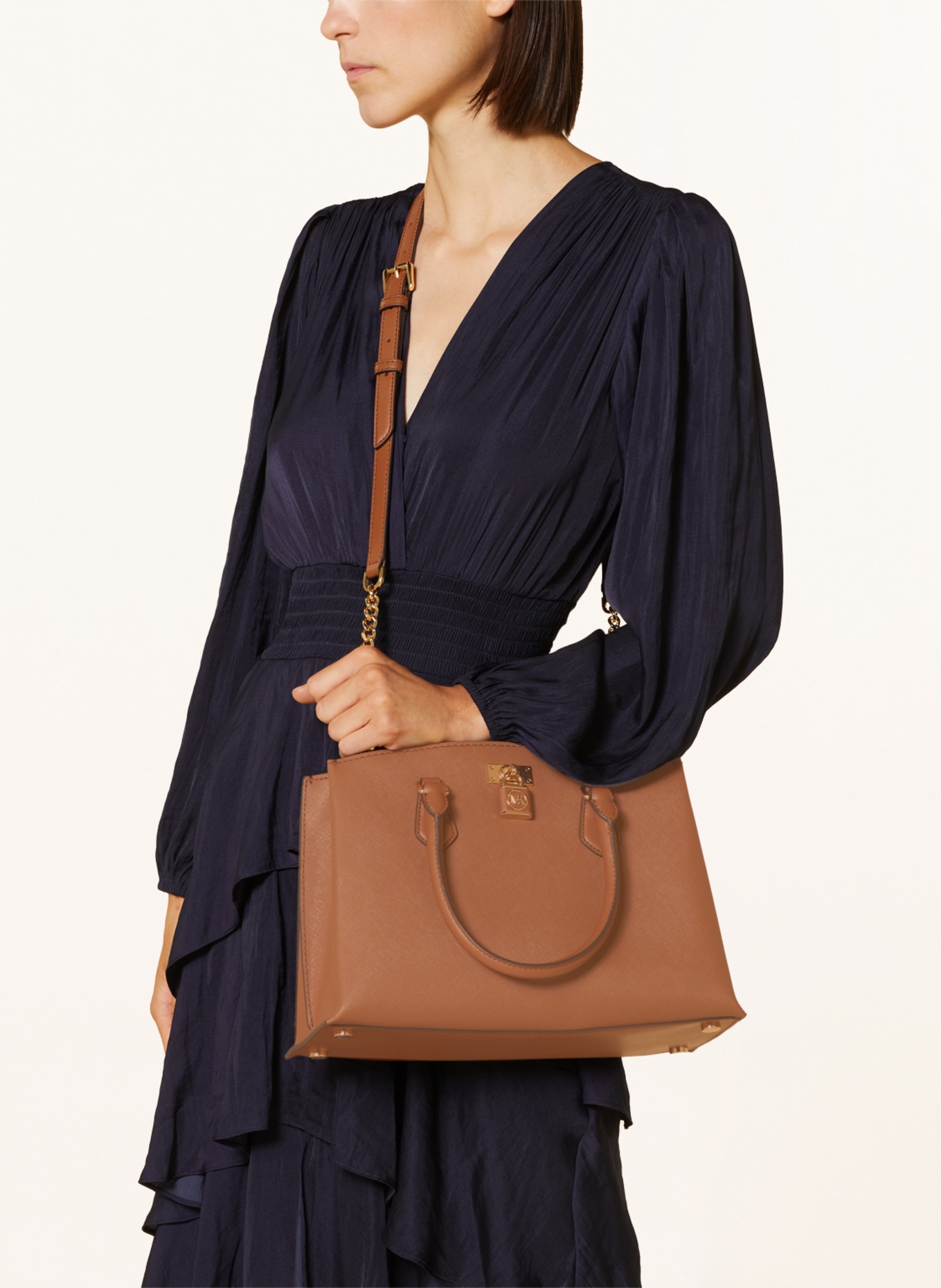 MICHAEL KORS Saffiano handbag RUBY, Color: 230 LUGGAGE (Image 4)