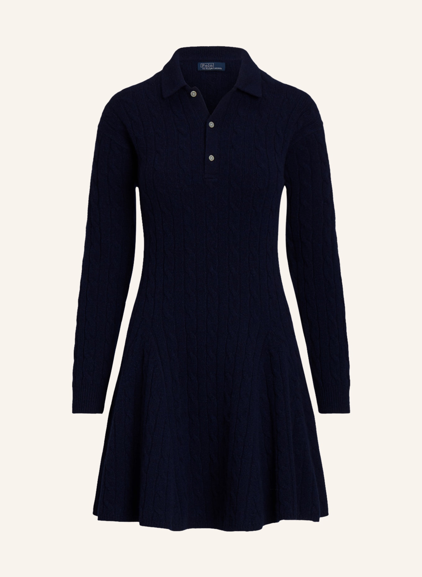 POLO RALPH LAUREN Knit dress with cashmere, Color: DARK BLUE (Image 1)