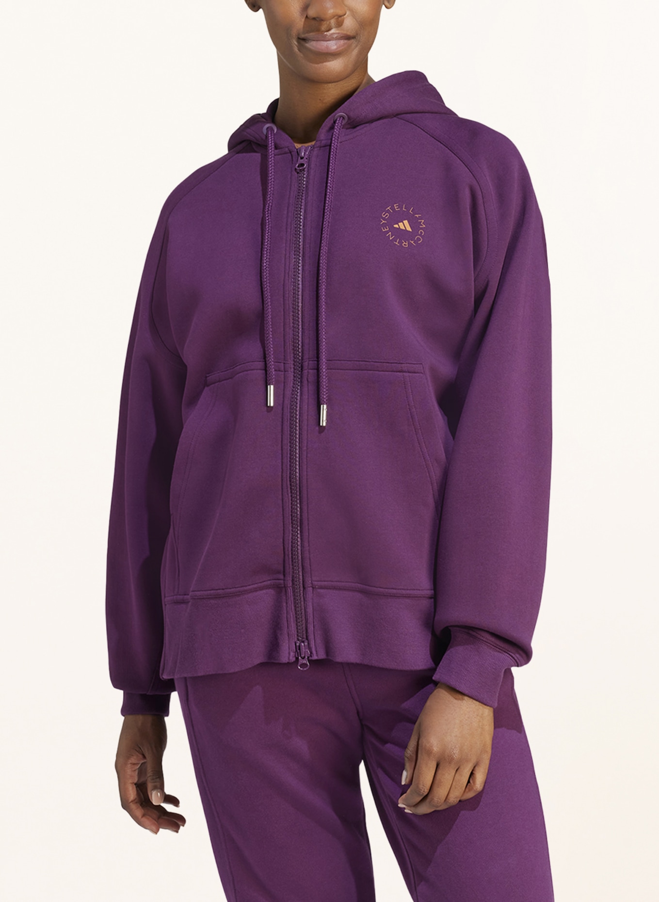 adidas by Stella McCartney Sweat jacket, Color: PURPLE (Image 2)