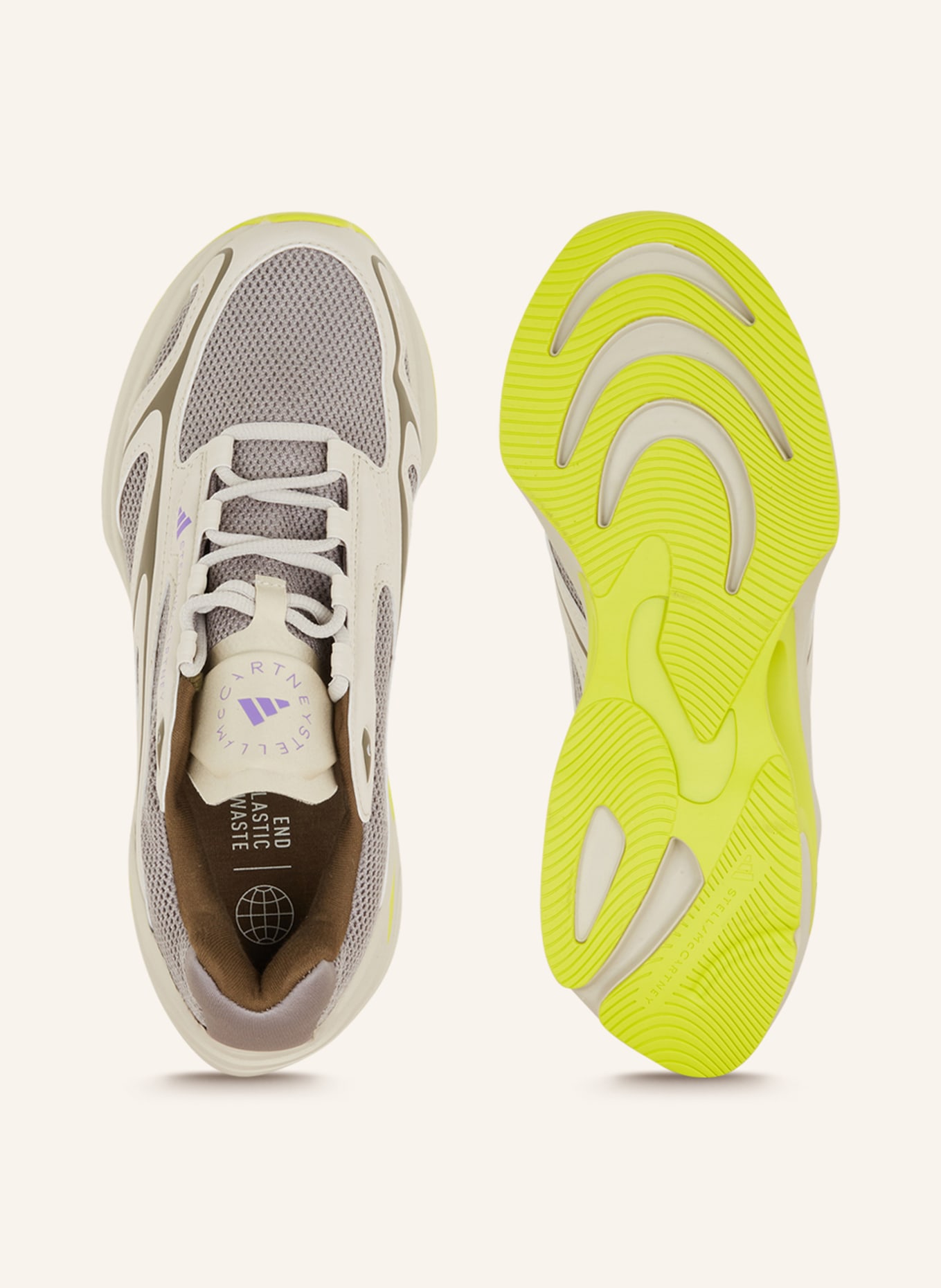 adidas by Stella McCartney Sneakers SPORTSWEAR 2000, Color: GRAY/ LIGHT GRAY/ DARK GREEN (Image 5)