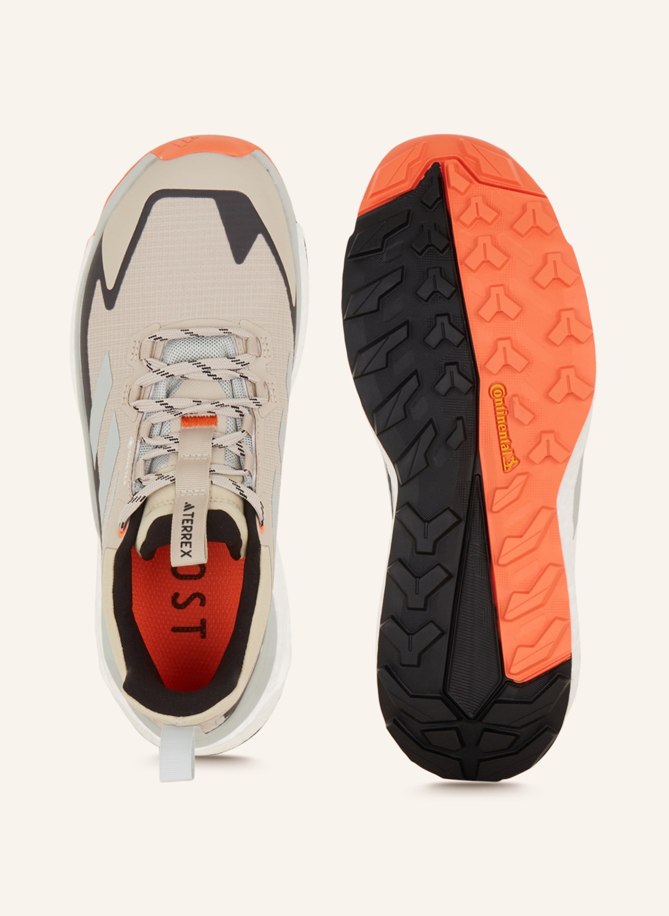 adidas TERREX Multifunctional shoes TERREX FREE HIKER 2.0 LOW GTX, Color: CREAM/ DARK GRAY/ LIGHT GRAY (Image 5)