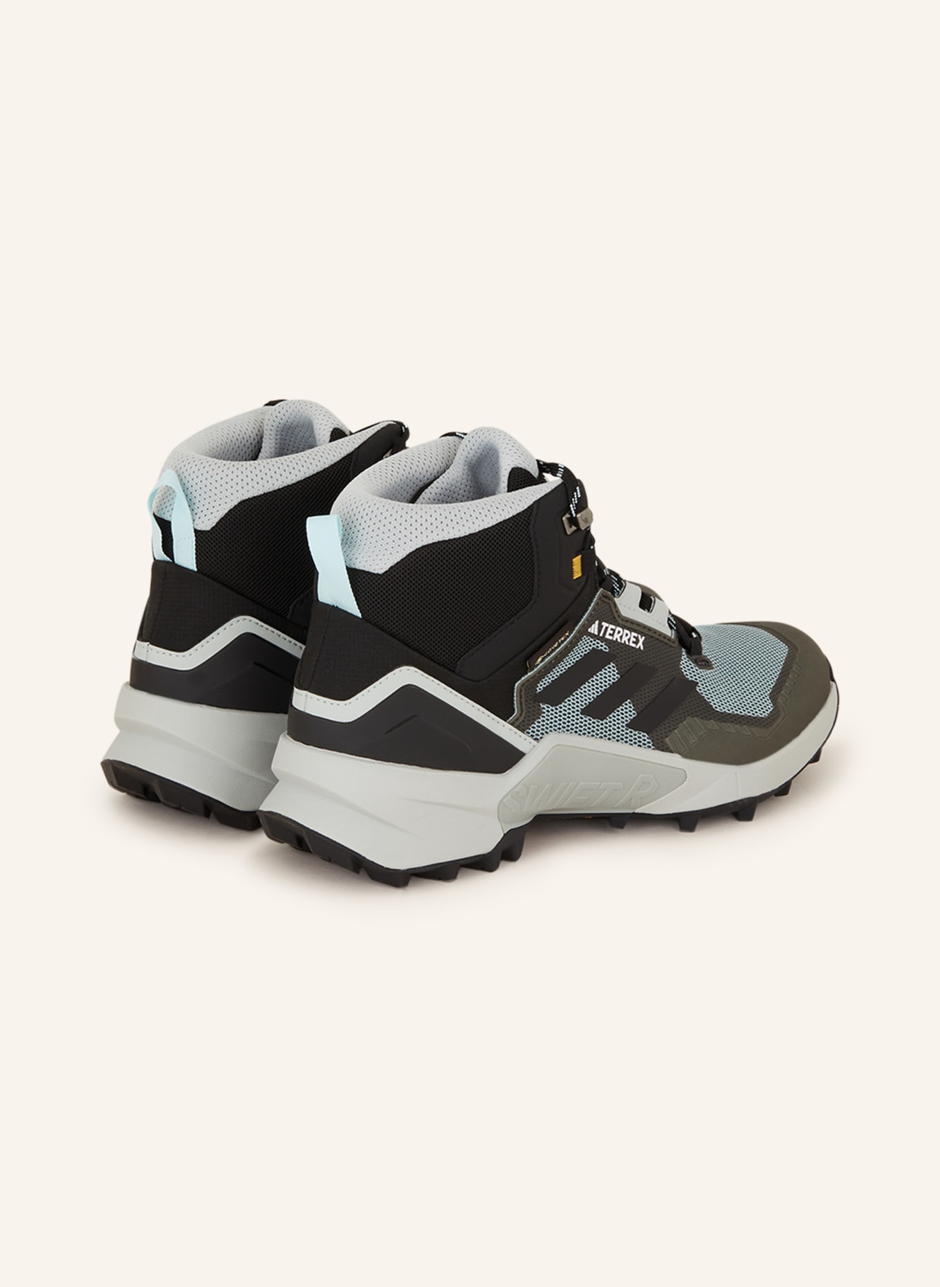 adidas TERREX Trekking shoes TERREX SWIFT R3 MID GTX, Color: BLUE GRAY/ BLACK/ KHAKI (Image 2)