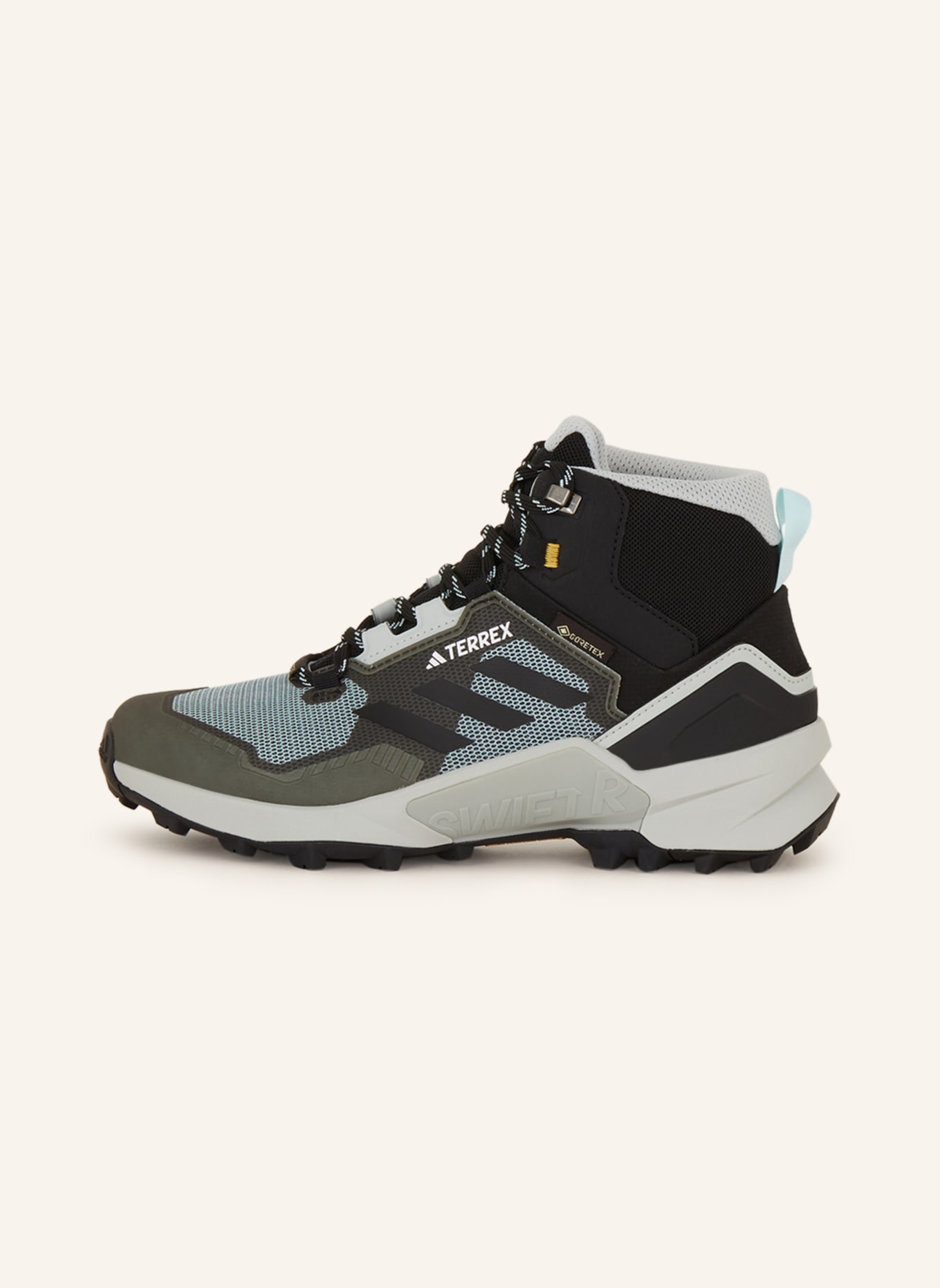 adidas TERREX Trekking shoes TERREX SWIFT R3 MID GTX, Color: BLUE GRAY/ BLACK/ KHAKI (Image 4)