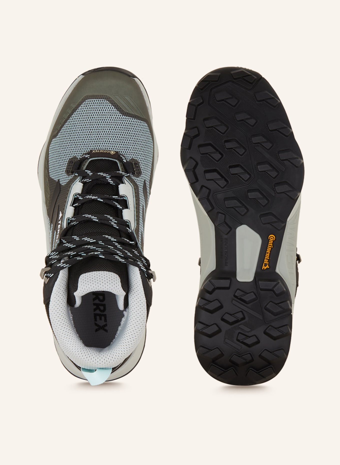 adidas TERREX Trekking shoes TERREX SWIFT R3 MID GTX, Color: BLUE GRAY/ BLACK/ KHAKI (Image 5)