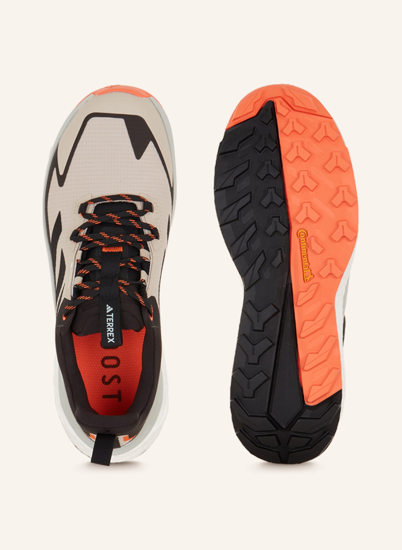 adidas TERREX Trekking shoes TERREX FREE HIKER 2 GTX, Color: BEIGE/ BLACK/ LIGHT GRAY (Image 5)