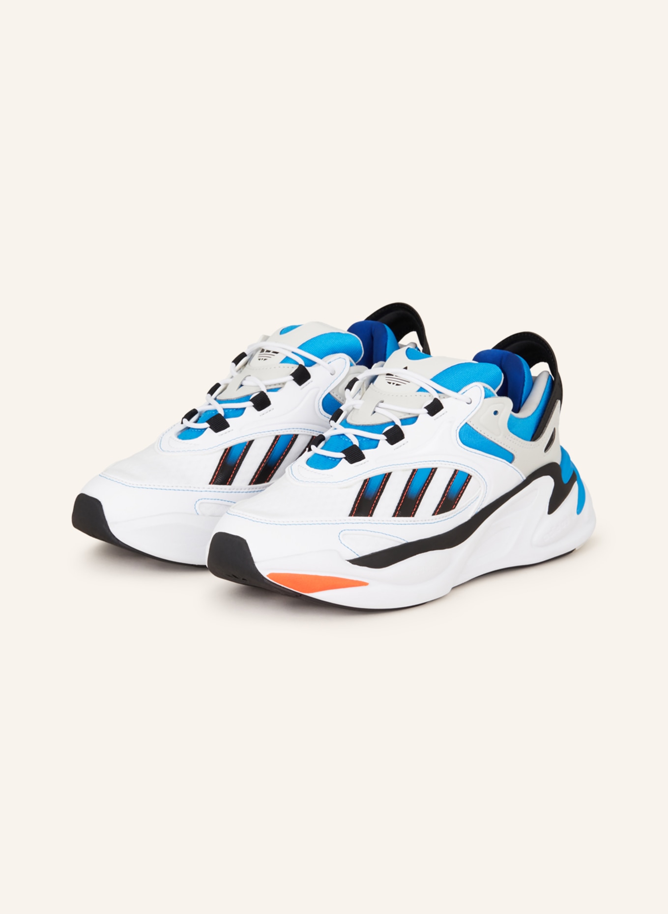 adidas Originals Sneakers OZMORPH, Color: NEON BLUE/ WHITE/ BLACK (Image 1)