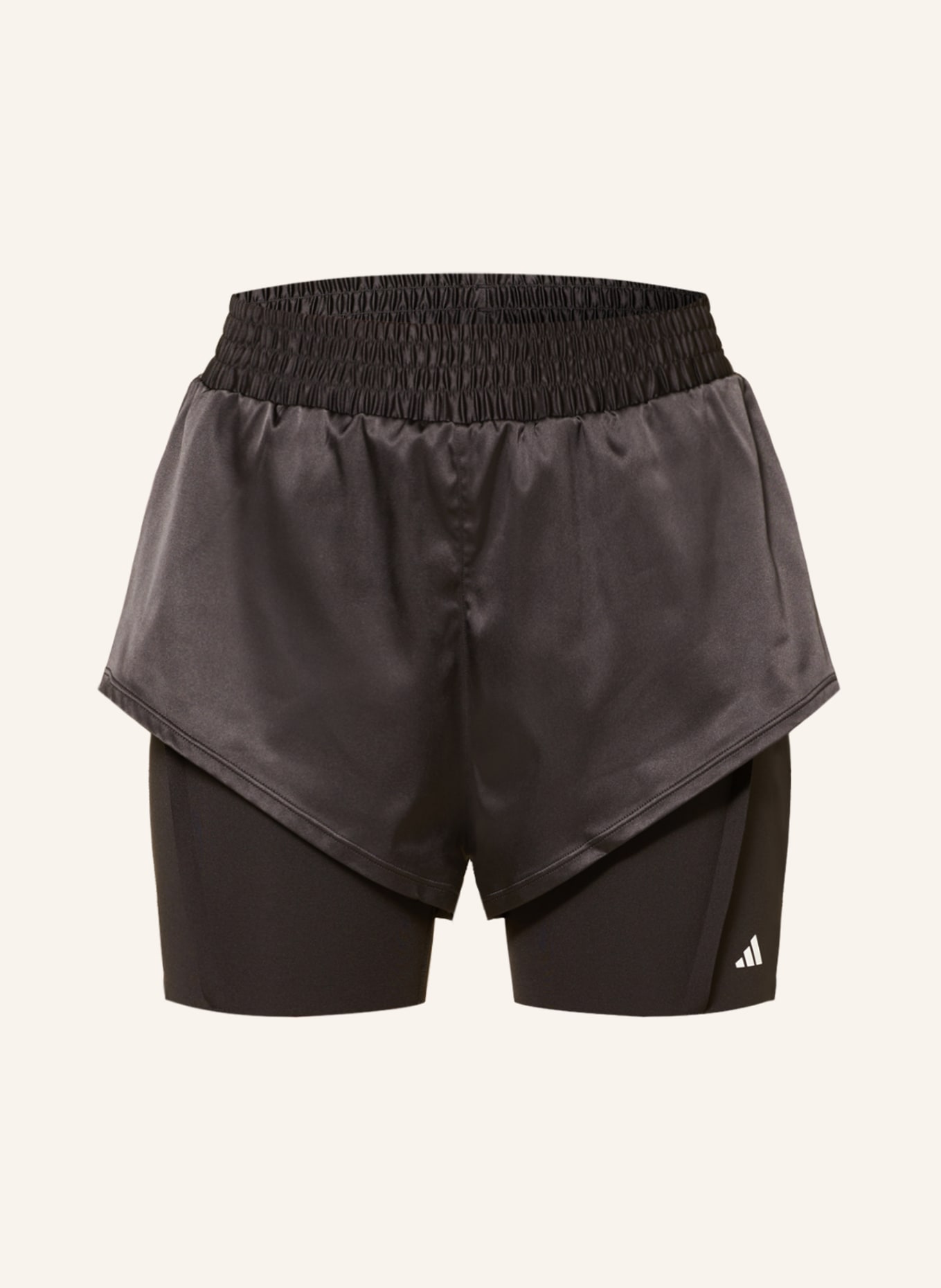 adidas 2-in-1 training shorts POWER AEROREADY, Color: BLACK (Image 1)