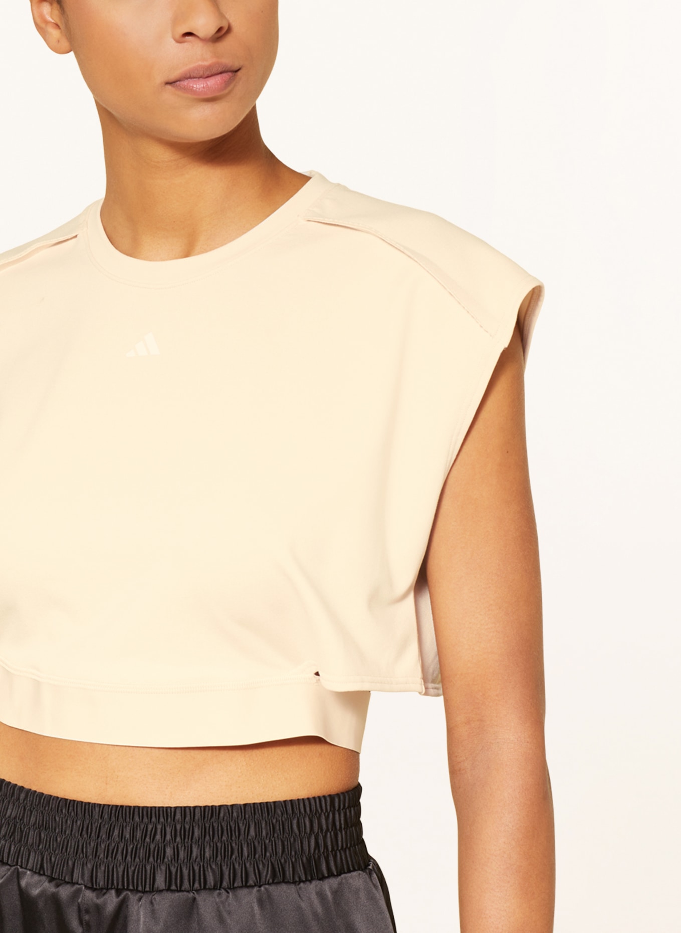 adidas Cropped top POWER with cut-outs, Color: LIGHT ORANGE (Image 4)