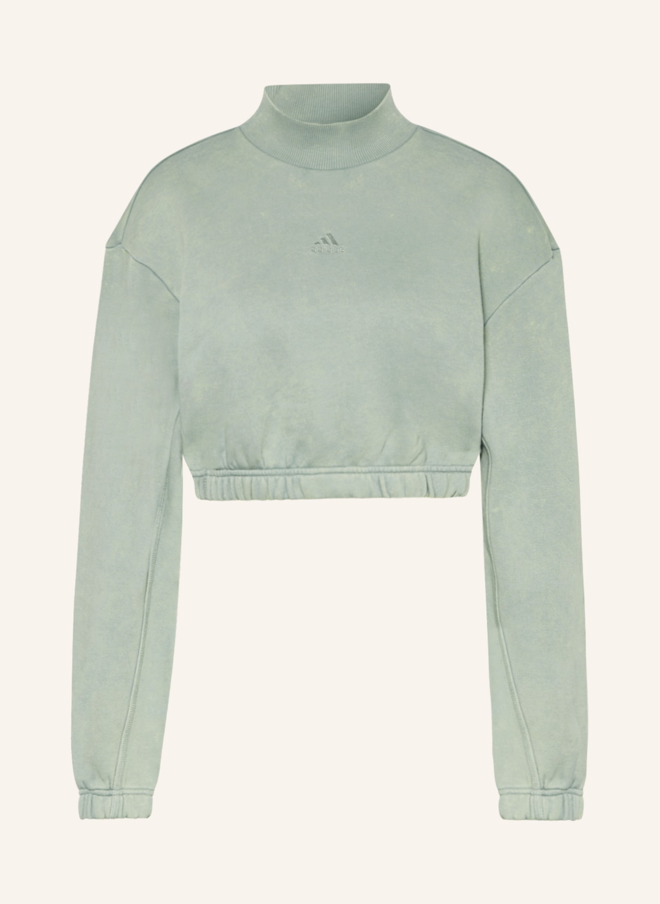 adidas Cropped sweatshirt ALL SZN, Color: GREEN (Image 1)