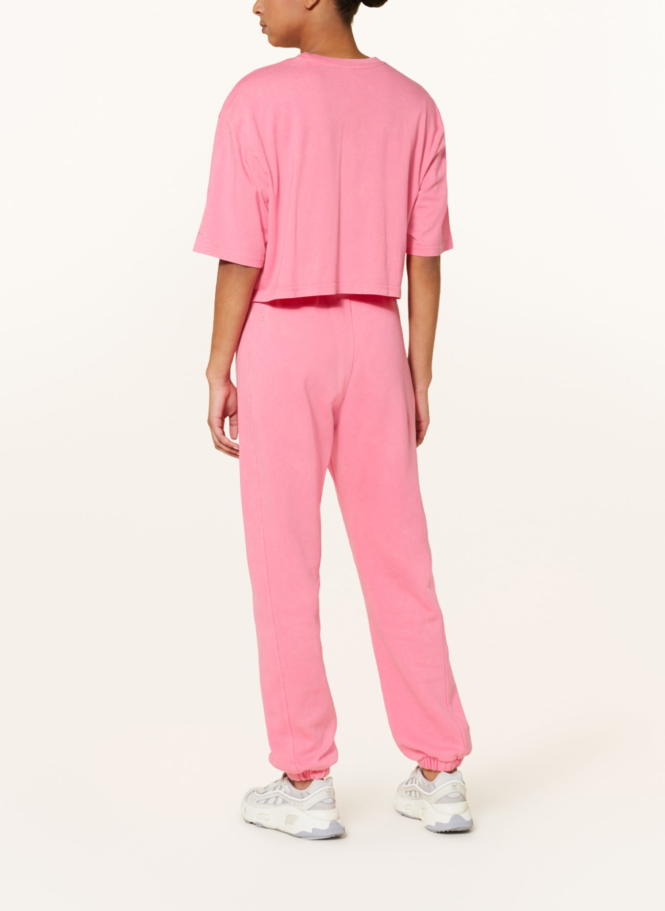 adidas Cropped shirt ALL SZN, Color: PINK (Image 3)