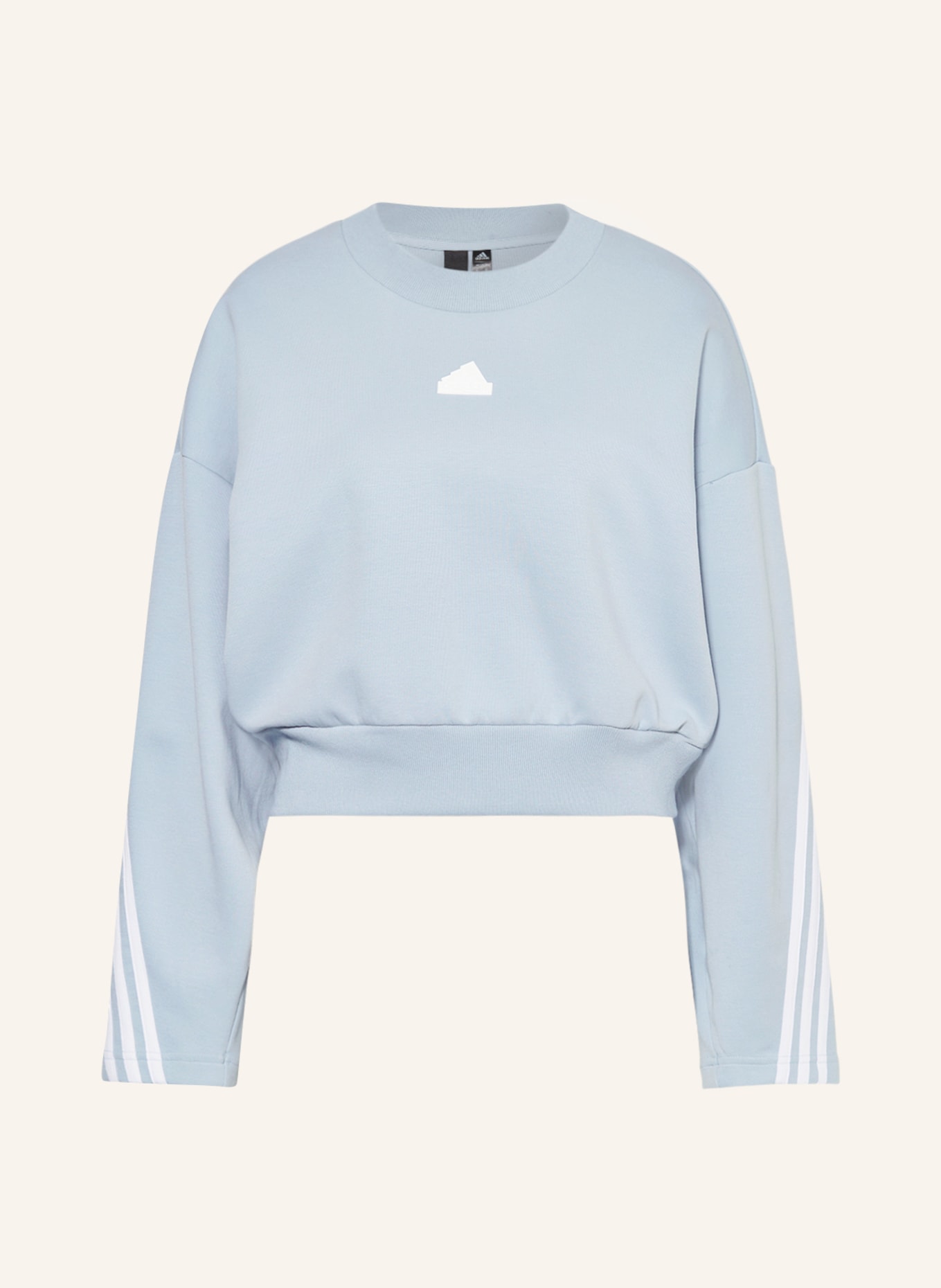 adidas Oversized-Sweatshirt, Farbe: HELLBLAU/ WEISS (Bild 1)