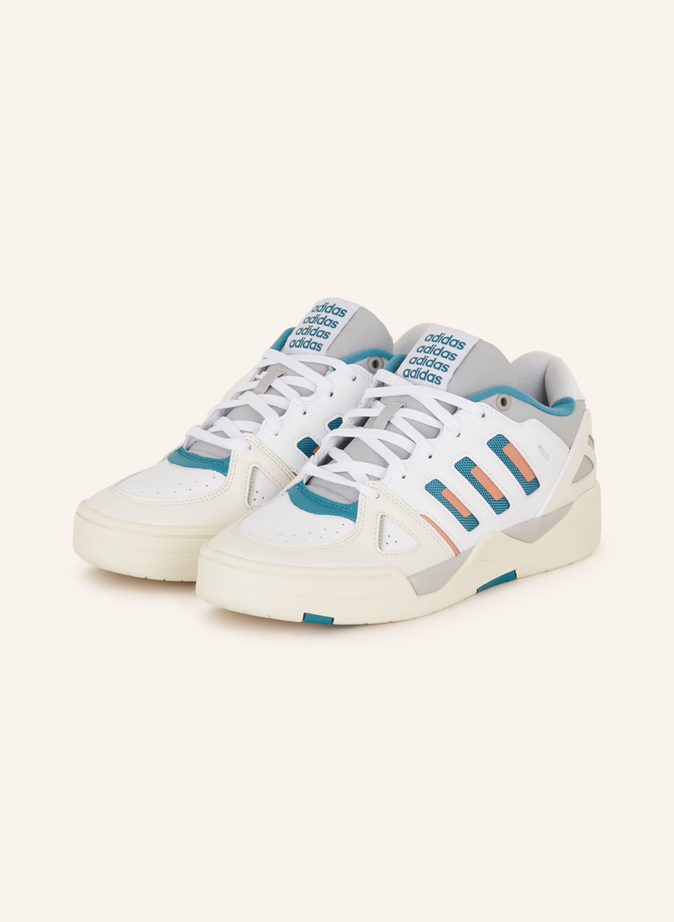 adidas Sneaker MIDCITY, Farbe: WEISS/ PETROL (Bild 1)