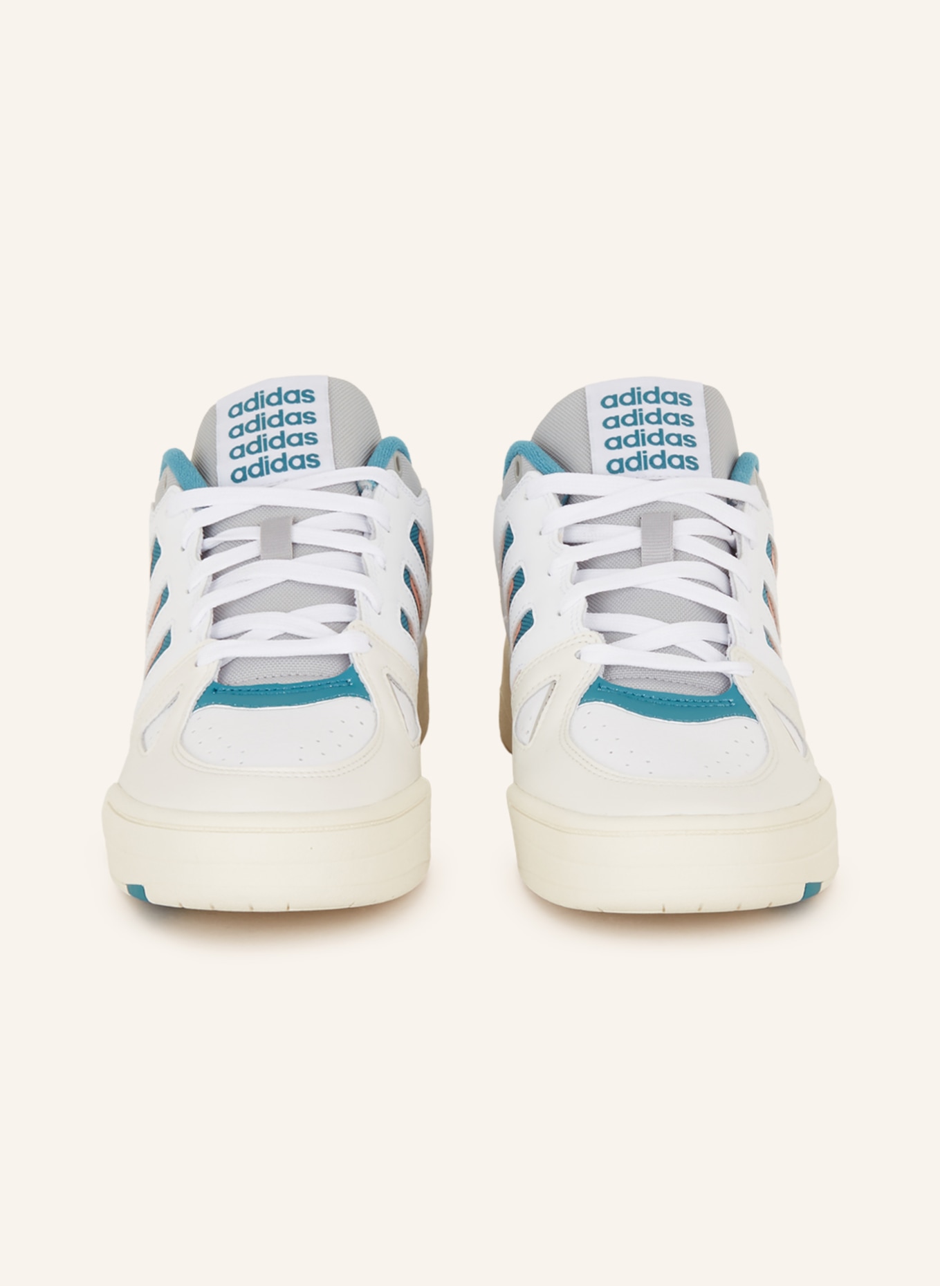 adidas Sneakersy MIDCITY, Kolor: BIAŁY/ PETROL (Obrazek 3)