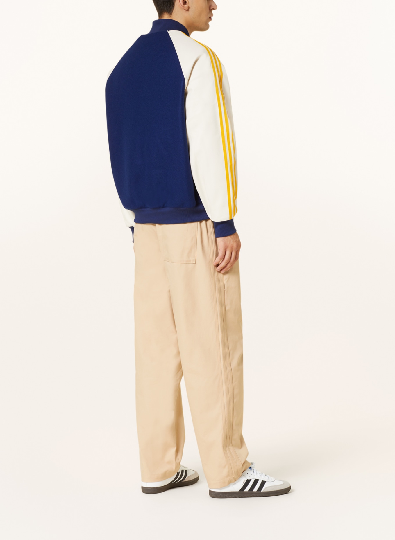 adidas Originals College jacket SST, Color: DARK BLUE/ ECRU/ DARK YELLOW (Image 3)