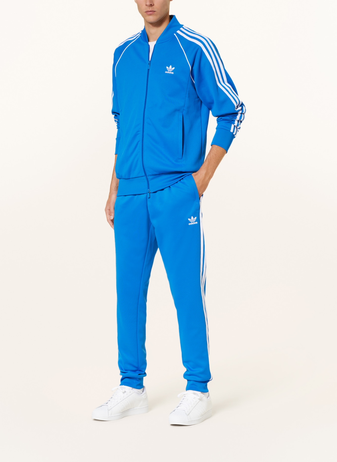 adidas Originals: Blue Adicolor Classics Track Pants | SSENSE