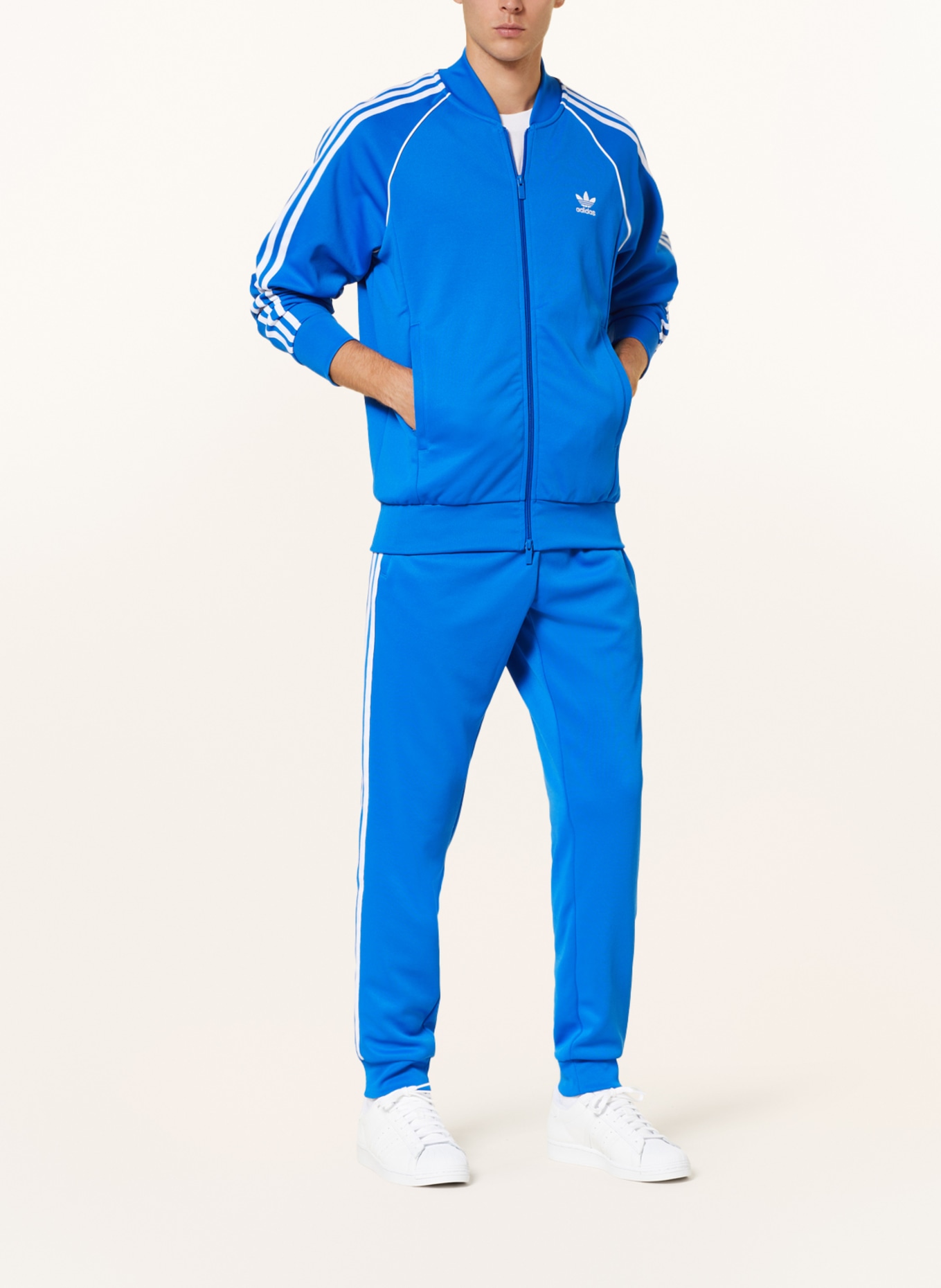 SST ADICOLOR ORIGINALS Originals adidas CLASSICS blue/ jacket in white Training