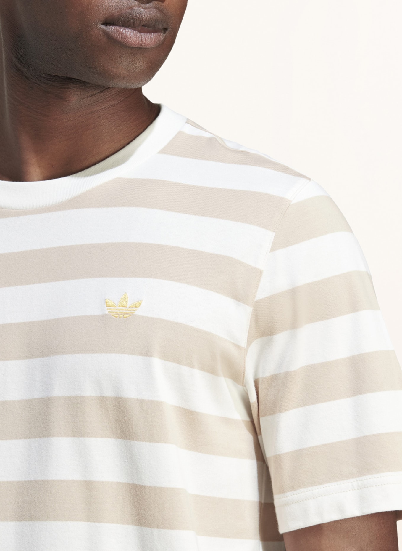 adidas Originals T-shirt, Color: WHITE/ BEIGE (Image 4)