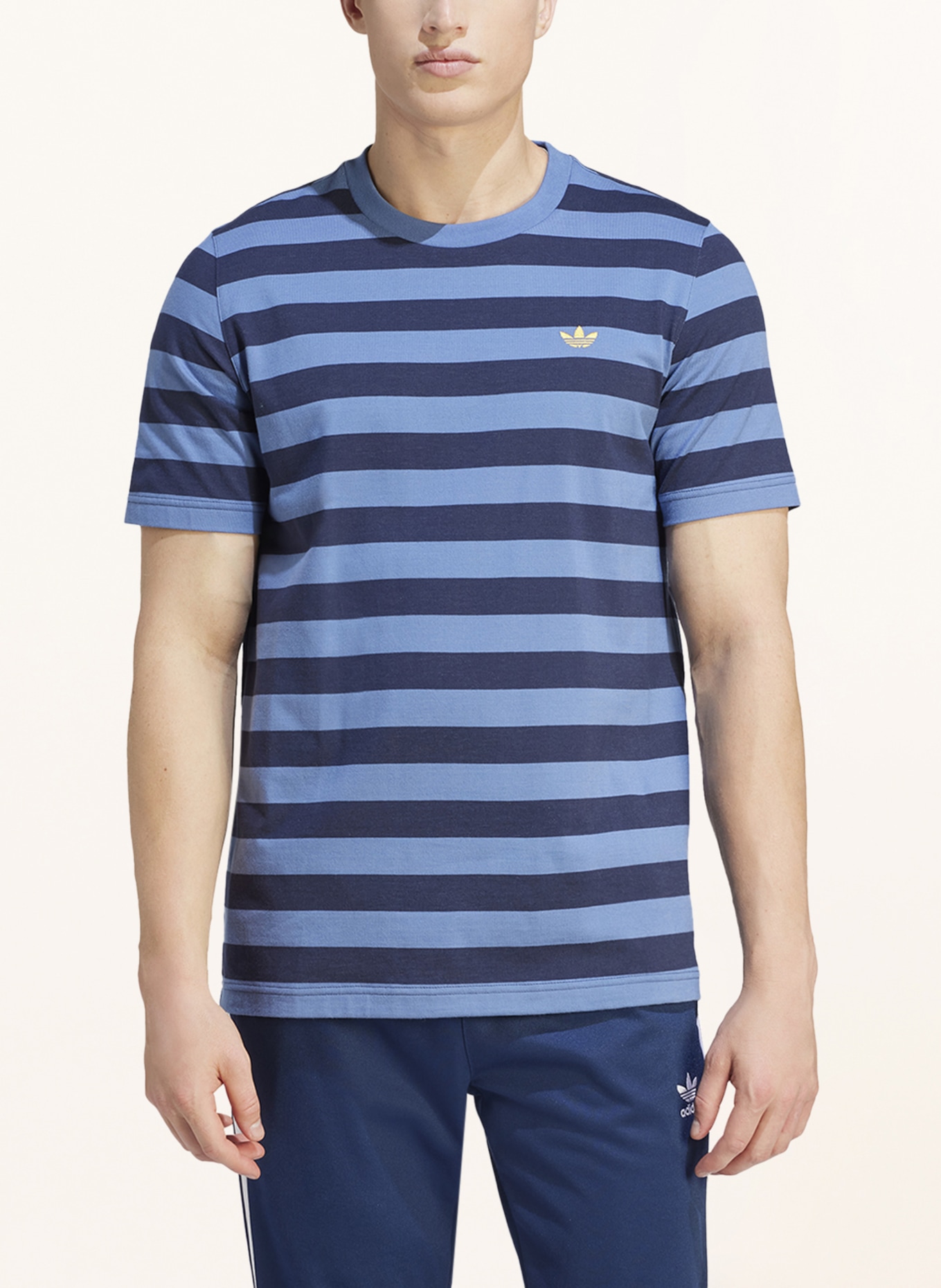 adidas Originals T-Shirt, Farbe: DUNKELBLAU/ HELLBLAU (Bild 2)