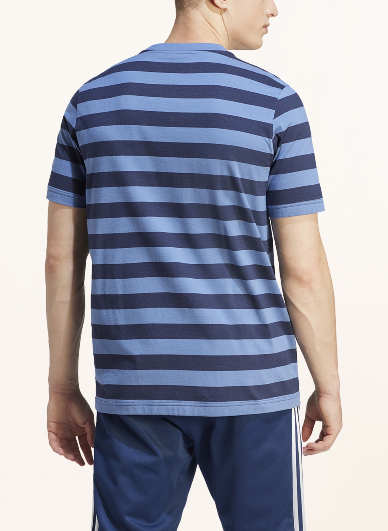 adidas Originals T-Shirt, Farbe: DUNKELBLAU/ HELLBLAU (Bild 3)
