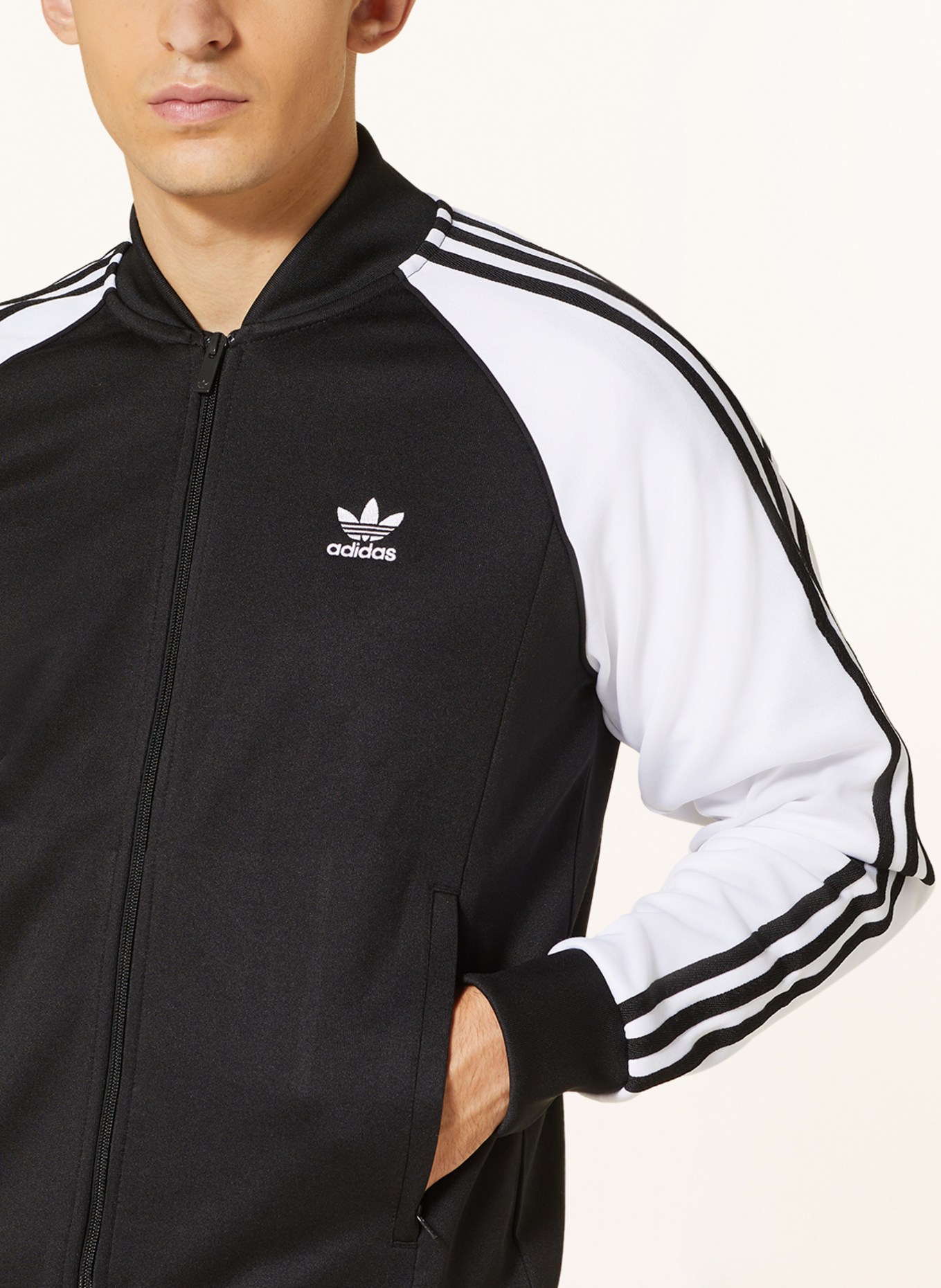 adidas Originals Training jacket ADICOLOR CLASSICS SST ORIGINALS, Color: BLACK/ WHITE (Image 4)