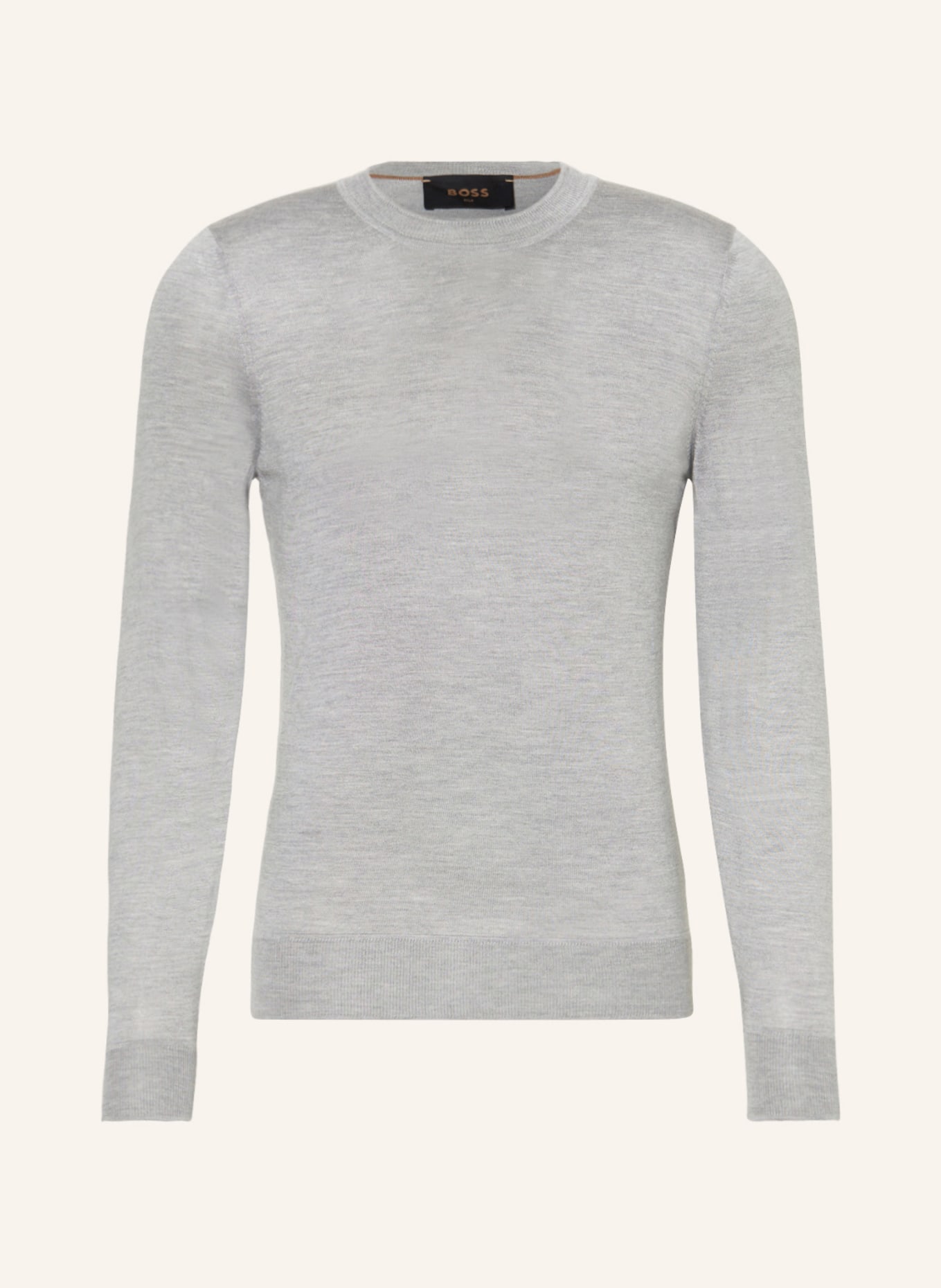 BOSS Silk sweater OTTANO, Color: SILVER (Image 1)