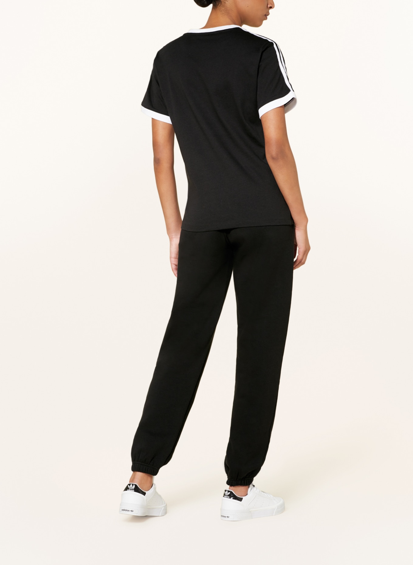 adidas Originals T-shirt ADICOLOR CLASSICS, Color: BLACK/ WHITE (Image 3)