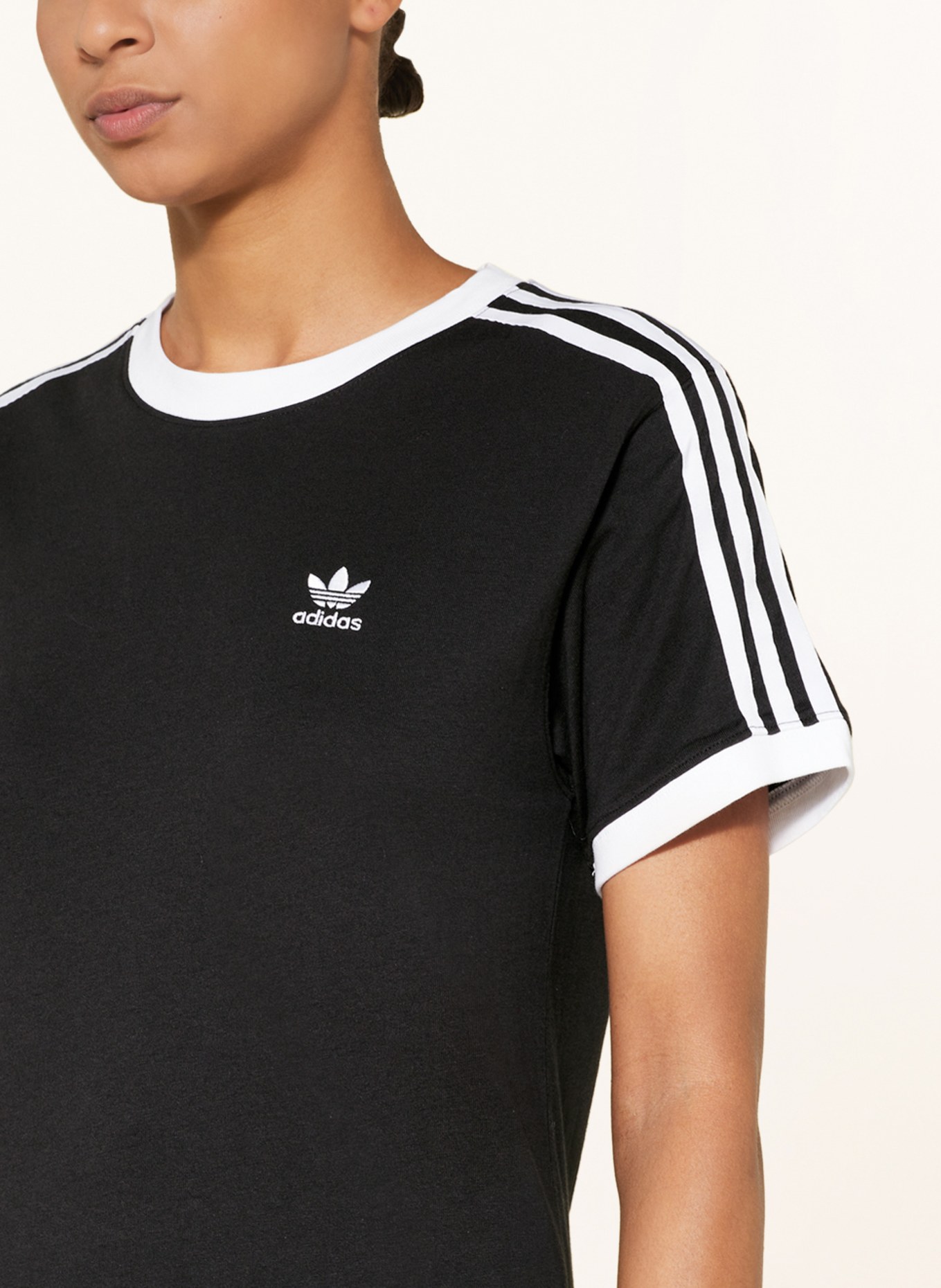 adidas Originals T-shirt ADICOLOR CLASSICS, Color: BLACK/ WHITE (Image 4)