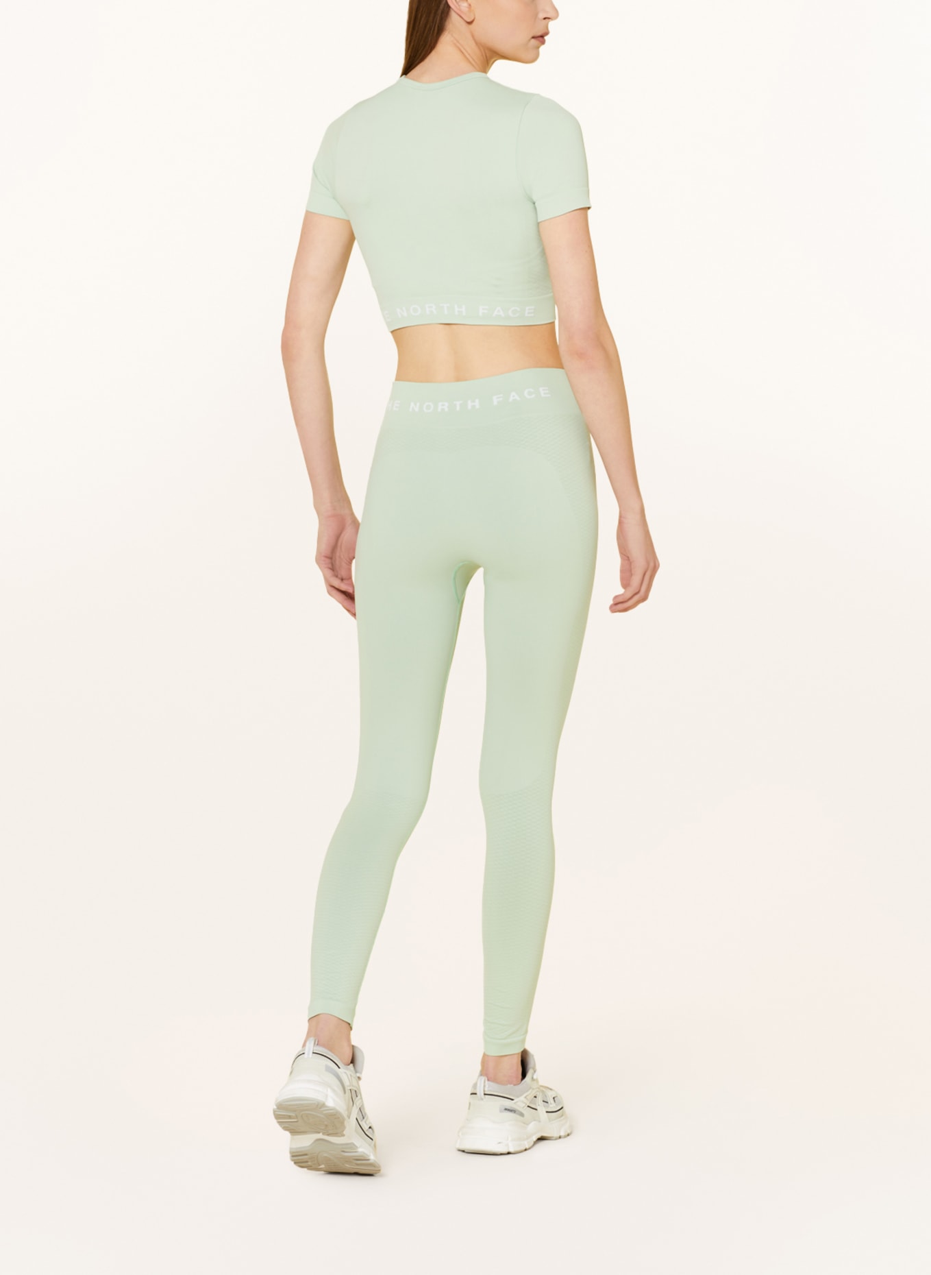 THE NORTH FACE Cropped shirt NEW SEAMLESS, Color: MINT (Image 3)