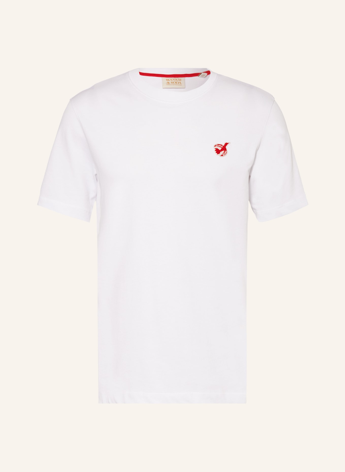 SCOTCH & SODA T-shirt, Color: WHITE (Image 1)