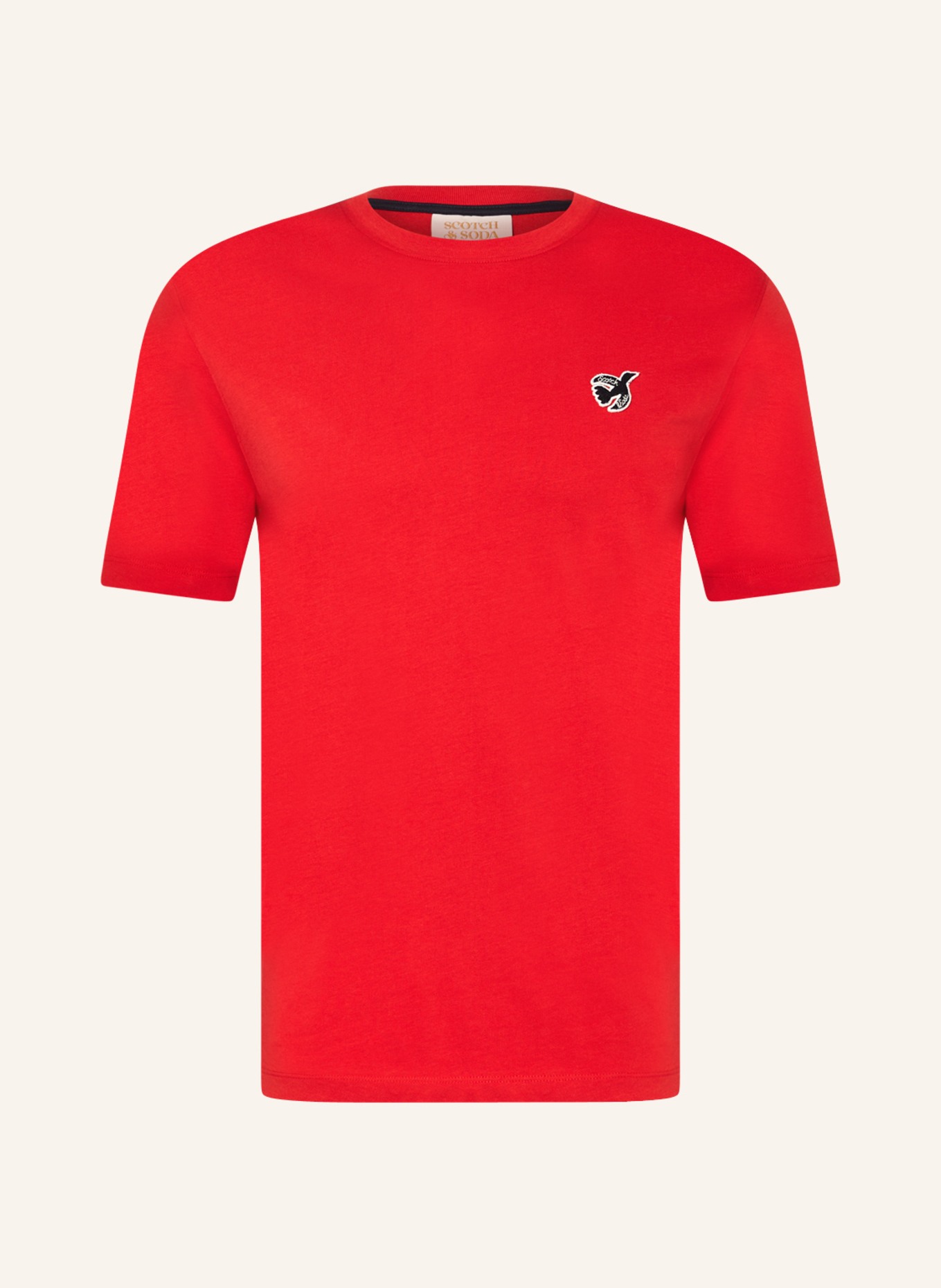 SCOTCH & SODA T-shirt, Color: RED (Image 1)